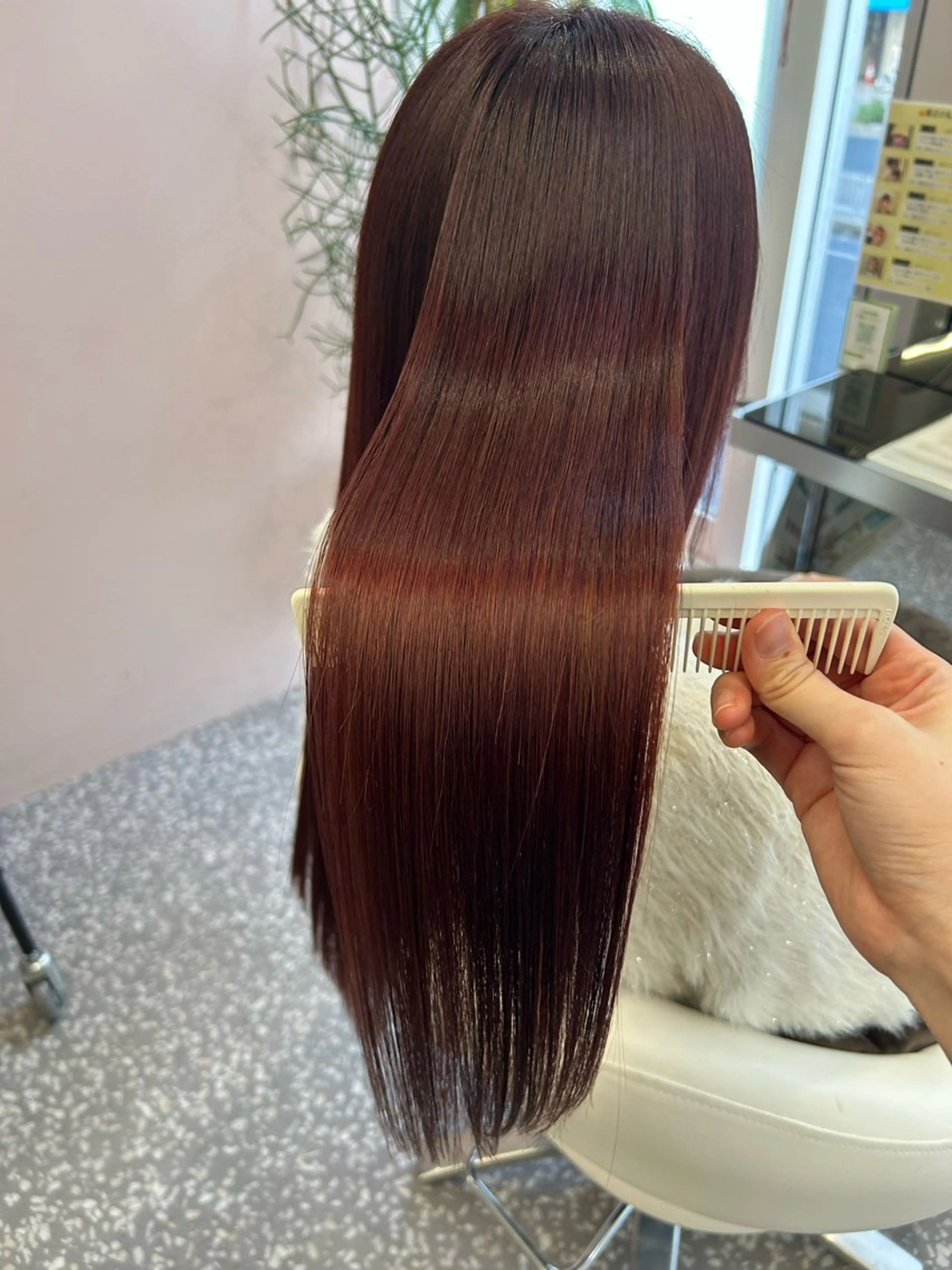 カット+縮毛矯正+カラー+トリートメント👶🏻超高濃度水素ケア付きフルコースが31900円→27170円!の写真