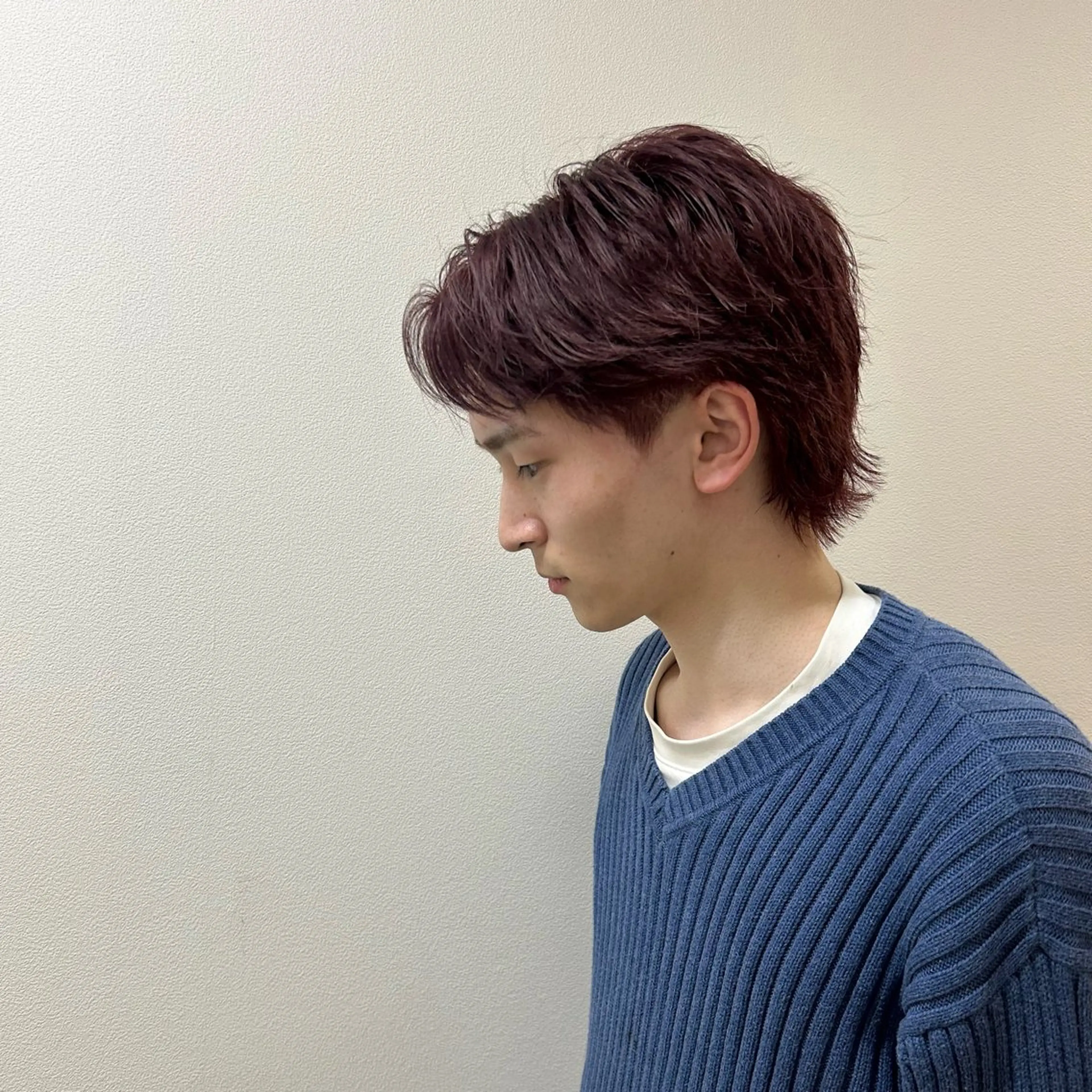 カラー ブリーチ レッドカラー ヘアカラー トリートメント レナークウィズ　北川 愛璃のヘアスタイル