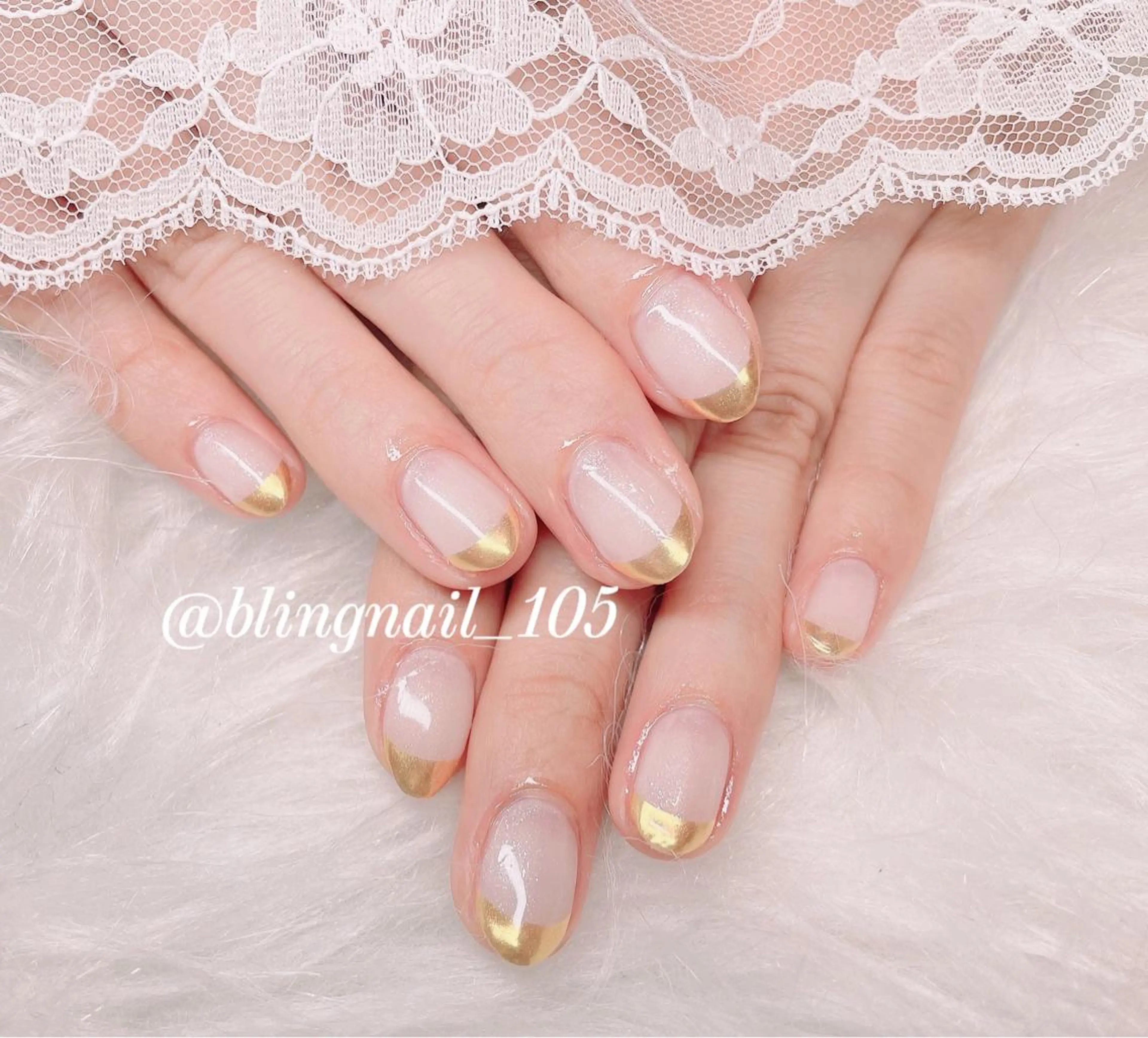 ネイル 23時まで❤︎韓国、 ワンホンネイルのネイルデザイン