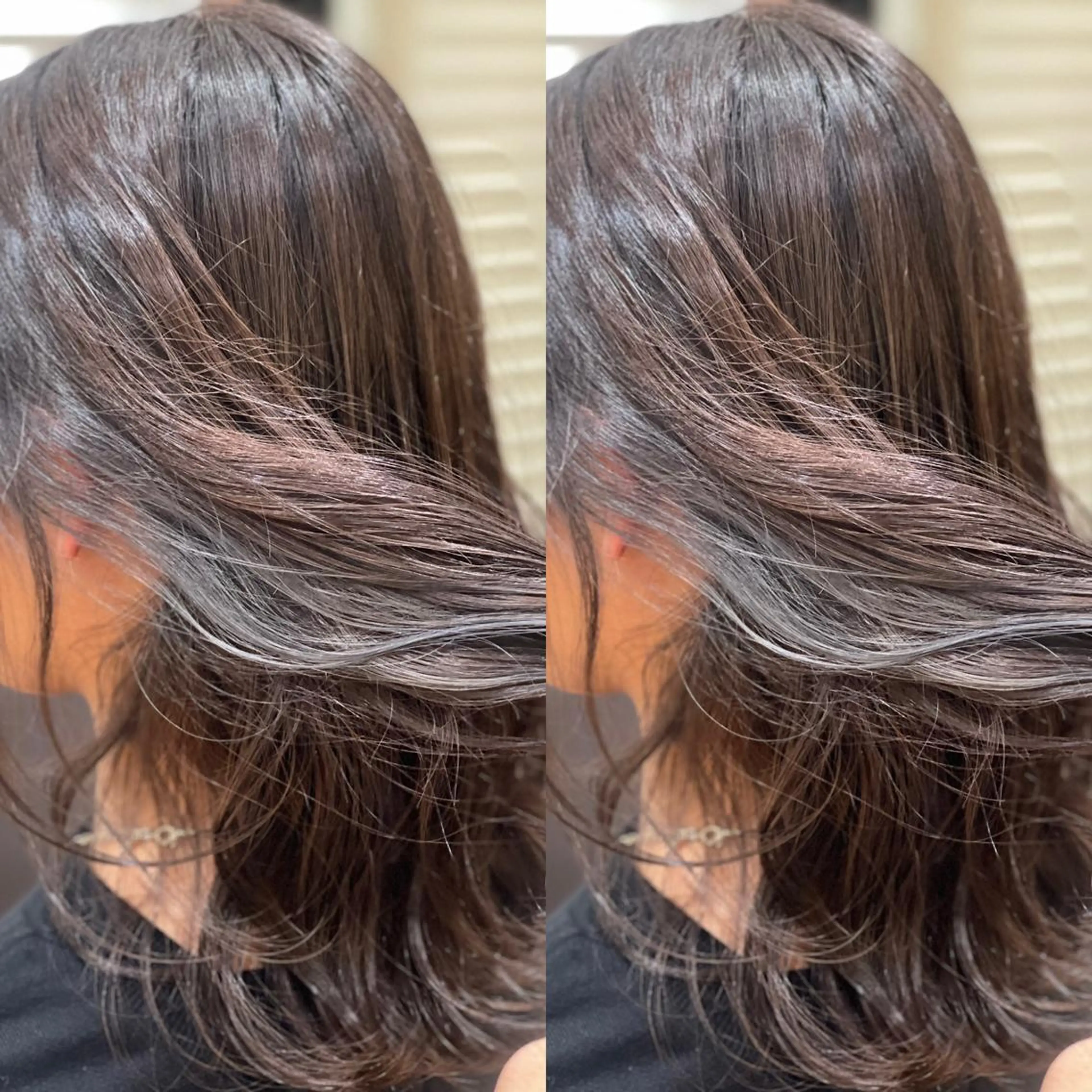 ロング カラー ブリーチ イヤリングカラー Snaly カラー特化ページのヘアスタイル