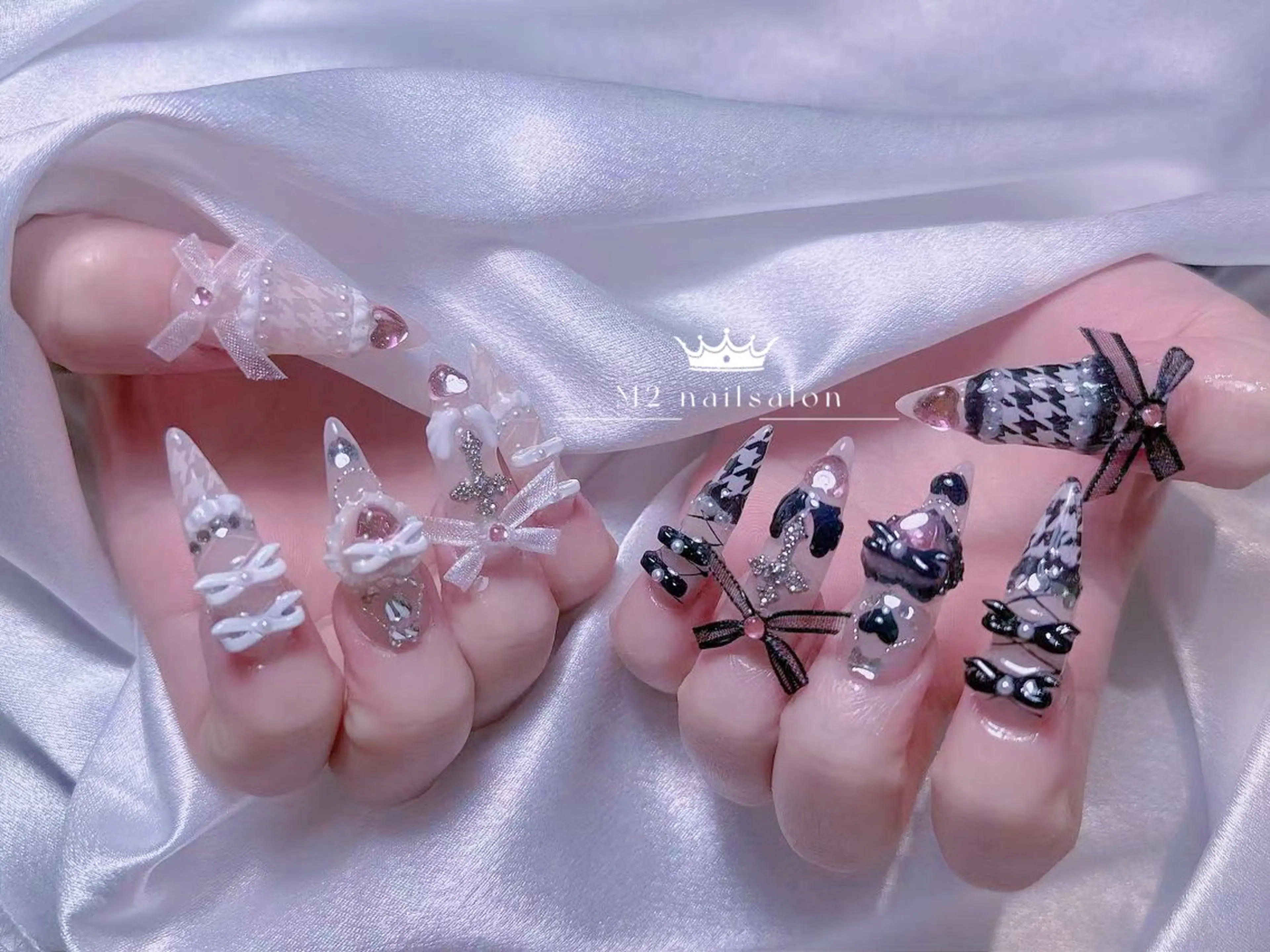 ネイル ハンドネイル 長さだし専門店 M2 rikaのネイルデザイン