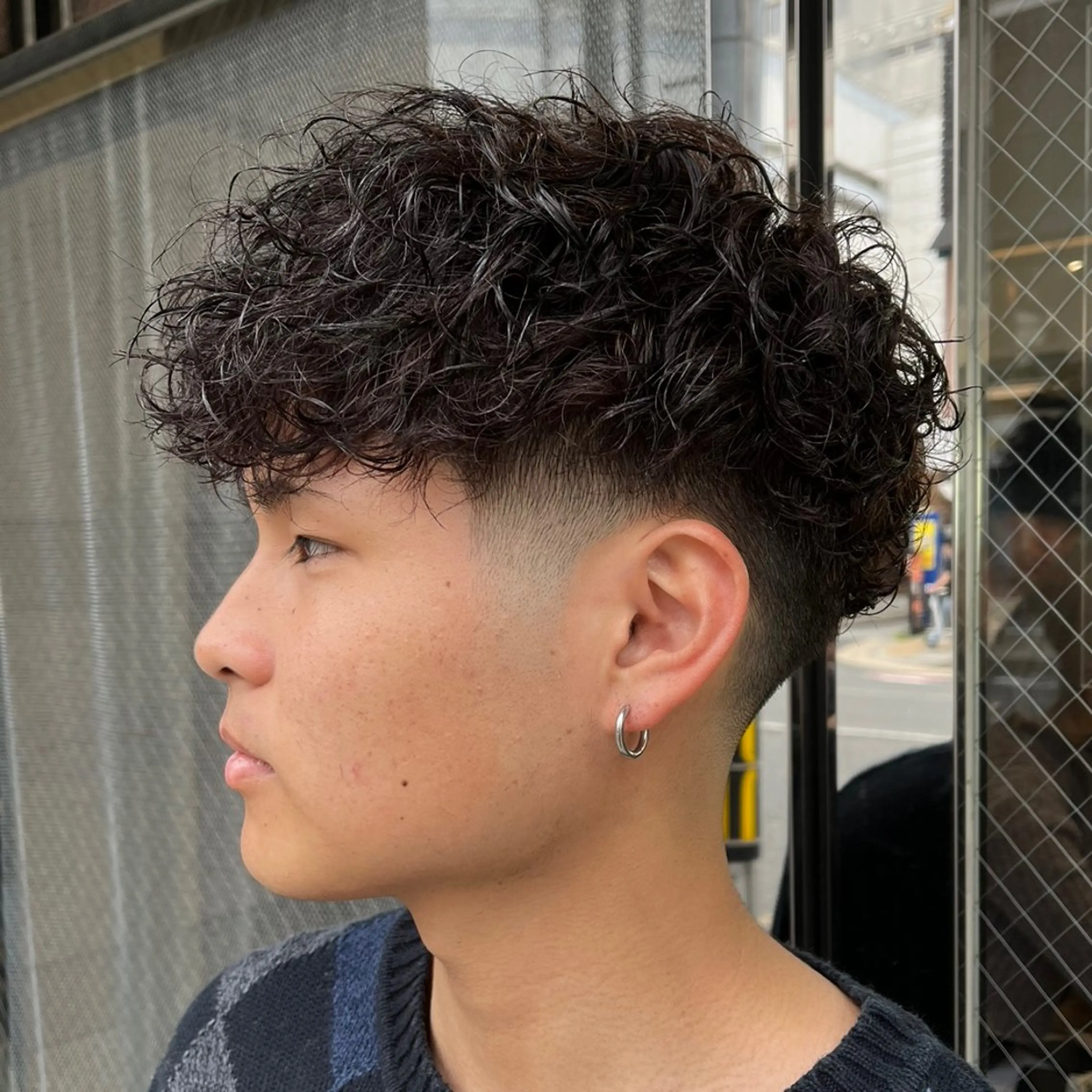 ショート パーマ メンズ 京都駅メンズカット/ パーマ/Keigoのヘアスタイル