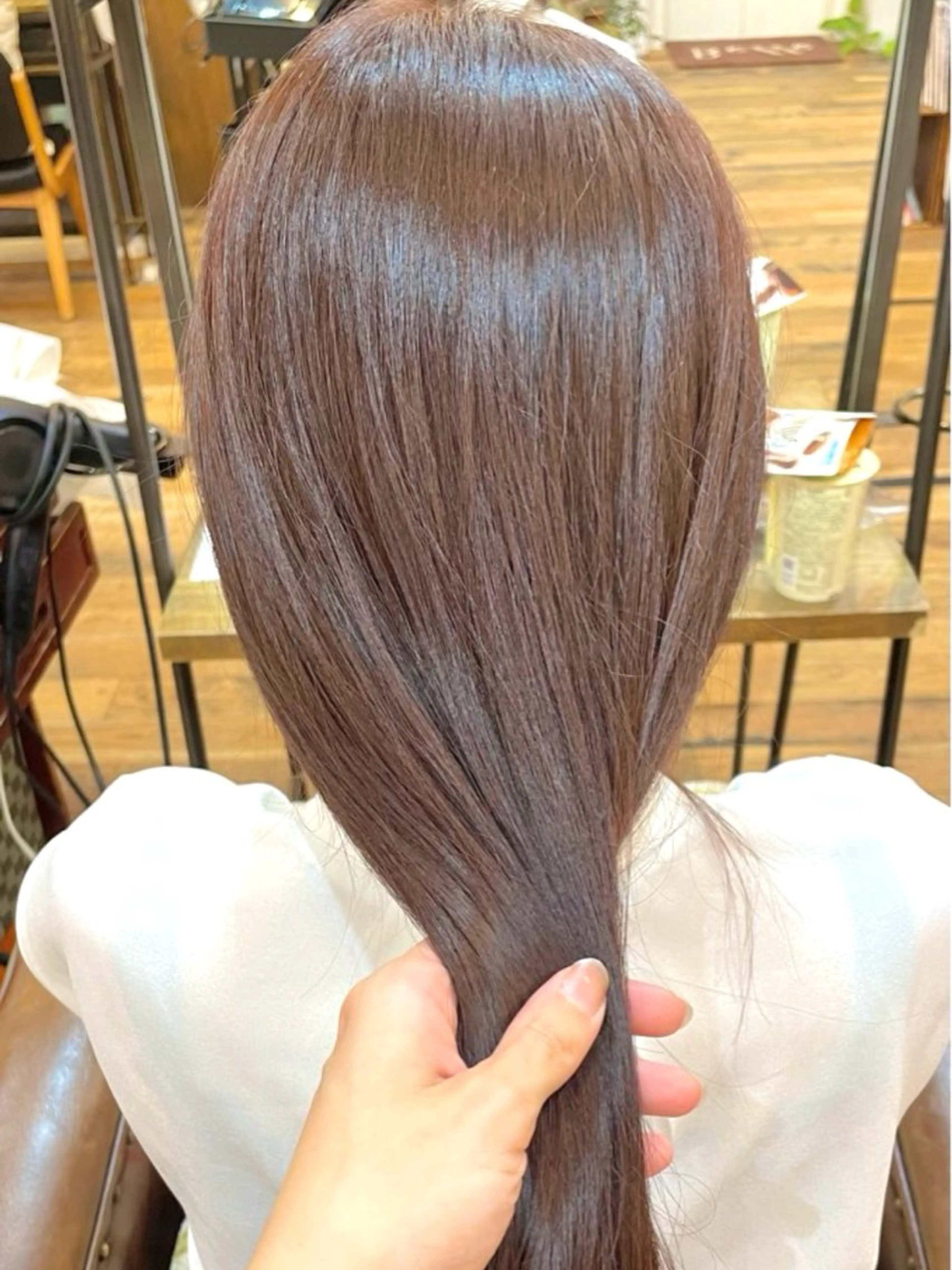 ロング カラー Luce横浜店所属・yuu 🪴 透明感 カラー/メンズパーマのヘアスタイル