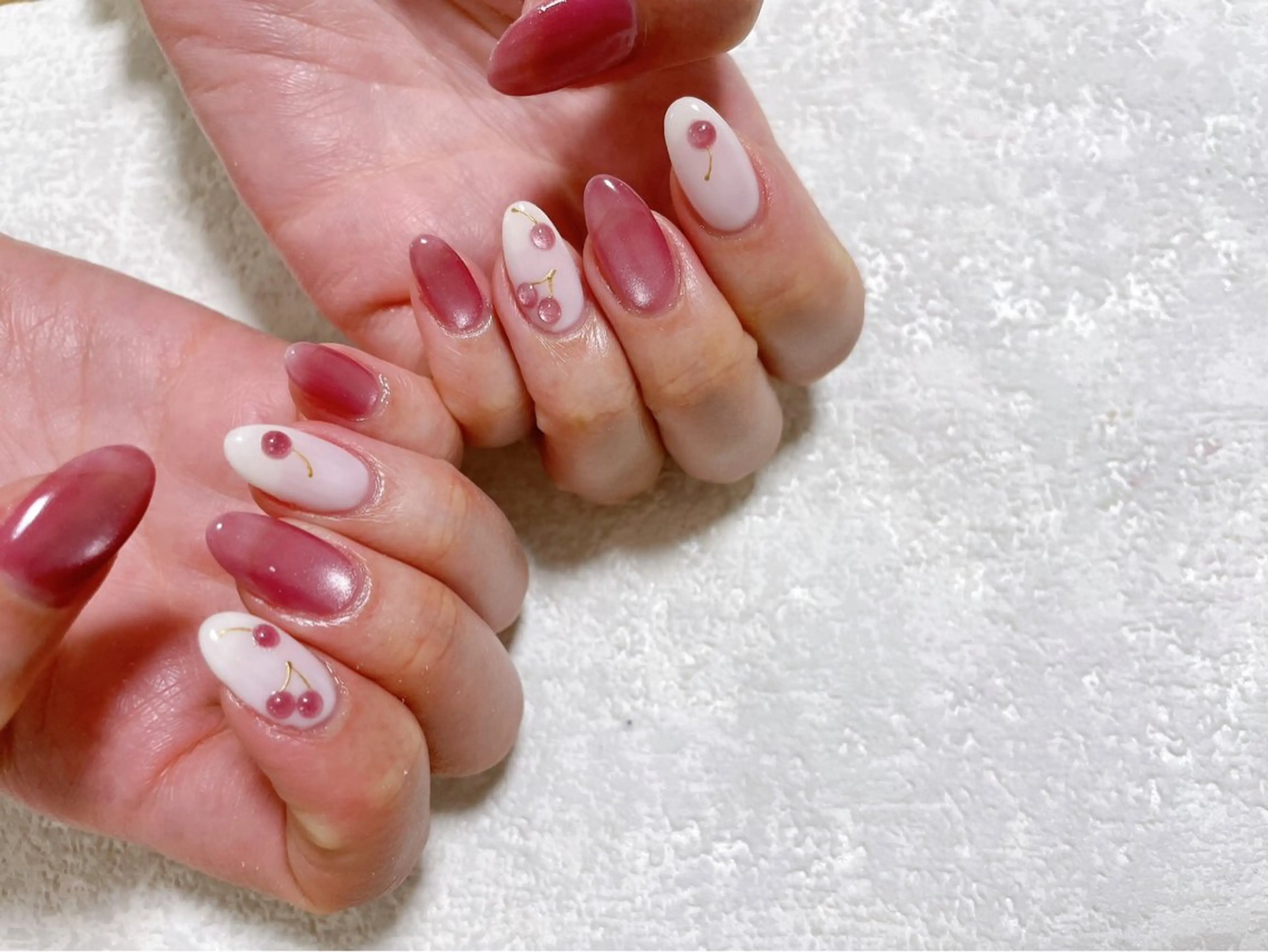 ネイル オーロラネイル フットネイル フレンチネイル ジェルネイル 韓国ネイル ハンドネイル Mogu nail 二子玉川のネイルデザイン