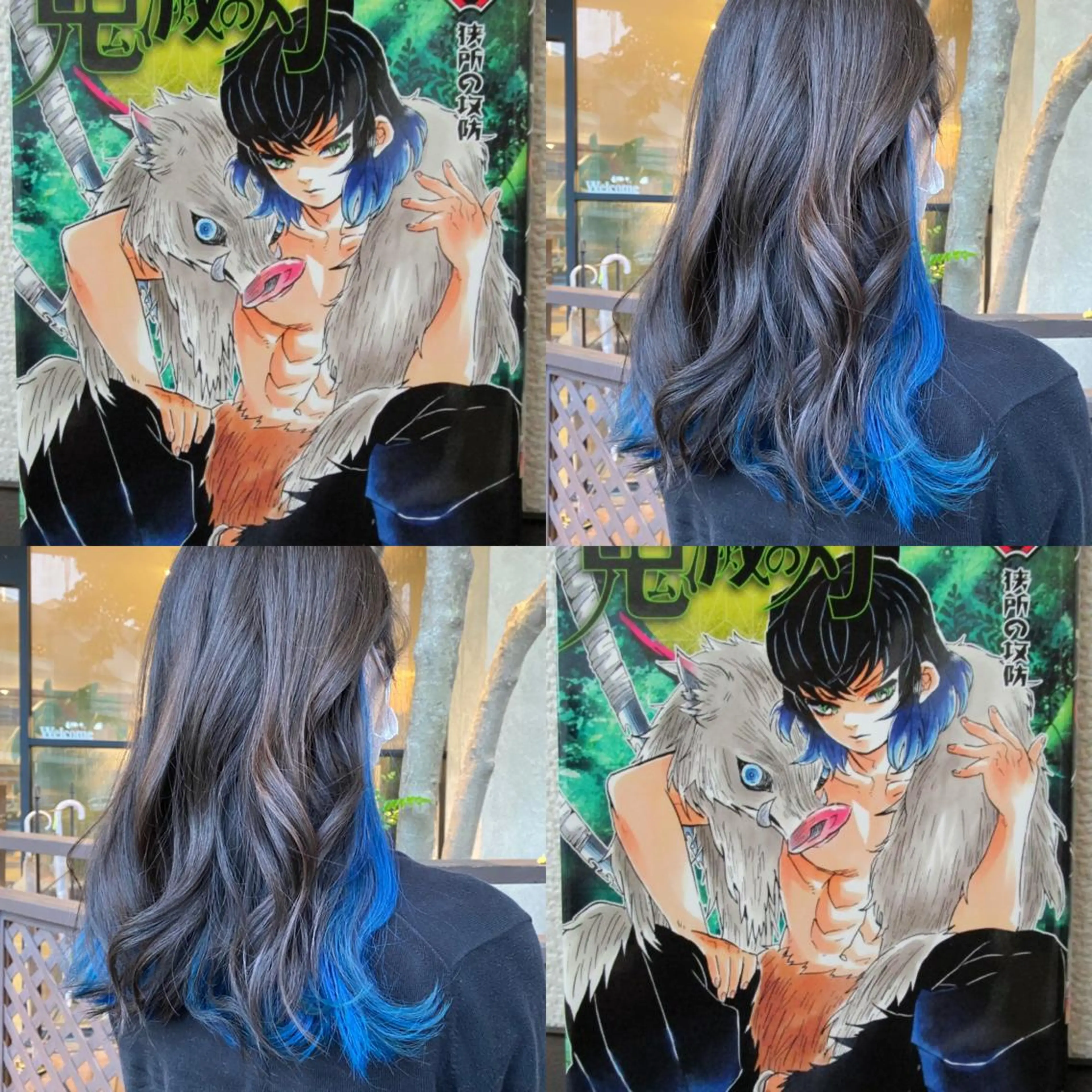 ロング カラー カット ヘアカラー デザインカラー🌈 高木リョウのヘアスタイル