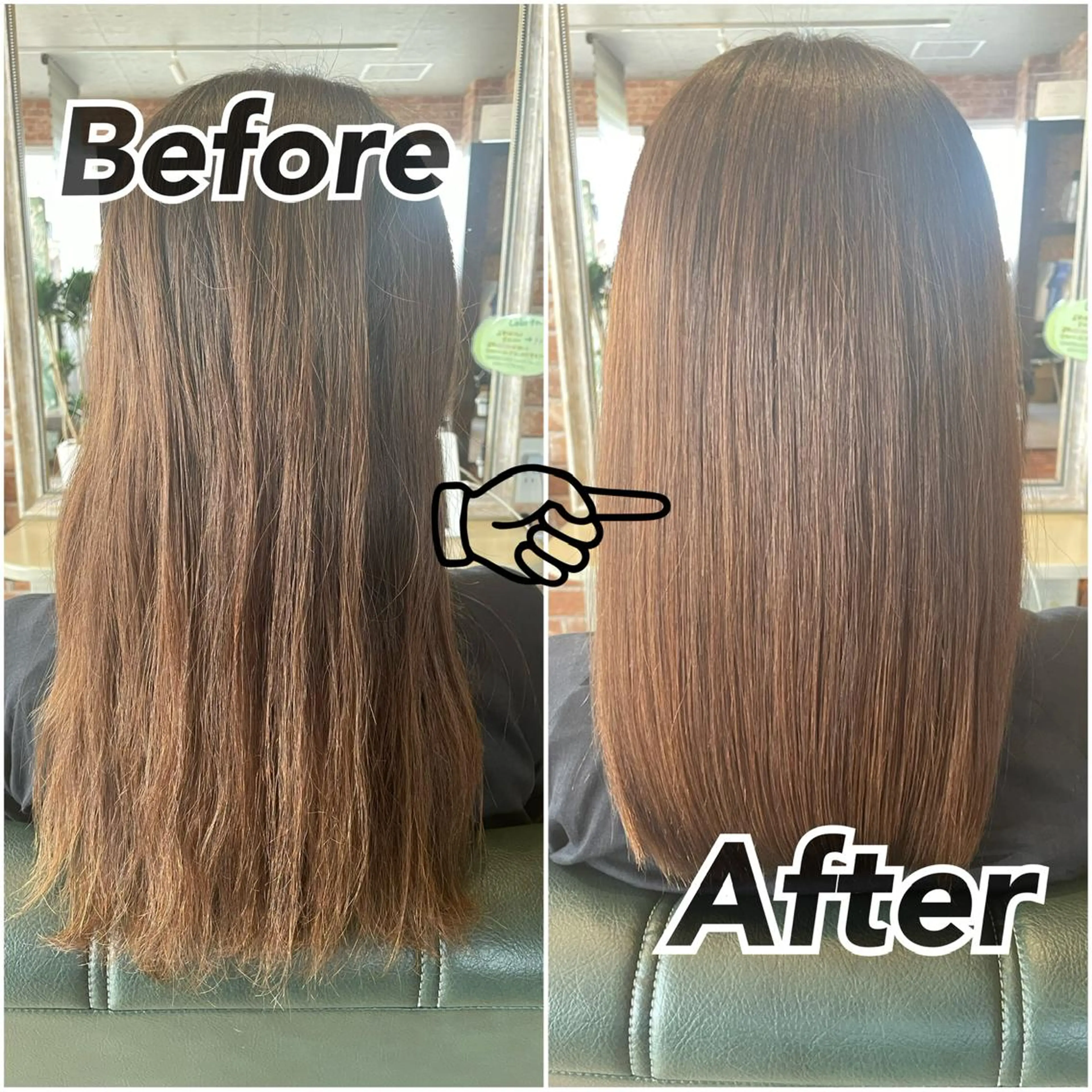 ロング 髪質改善 縮毛矯正 トリートメント 酸熱トリートメント 坂元 瑠茄のその他イメージ