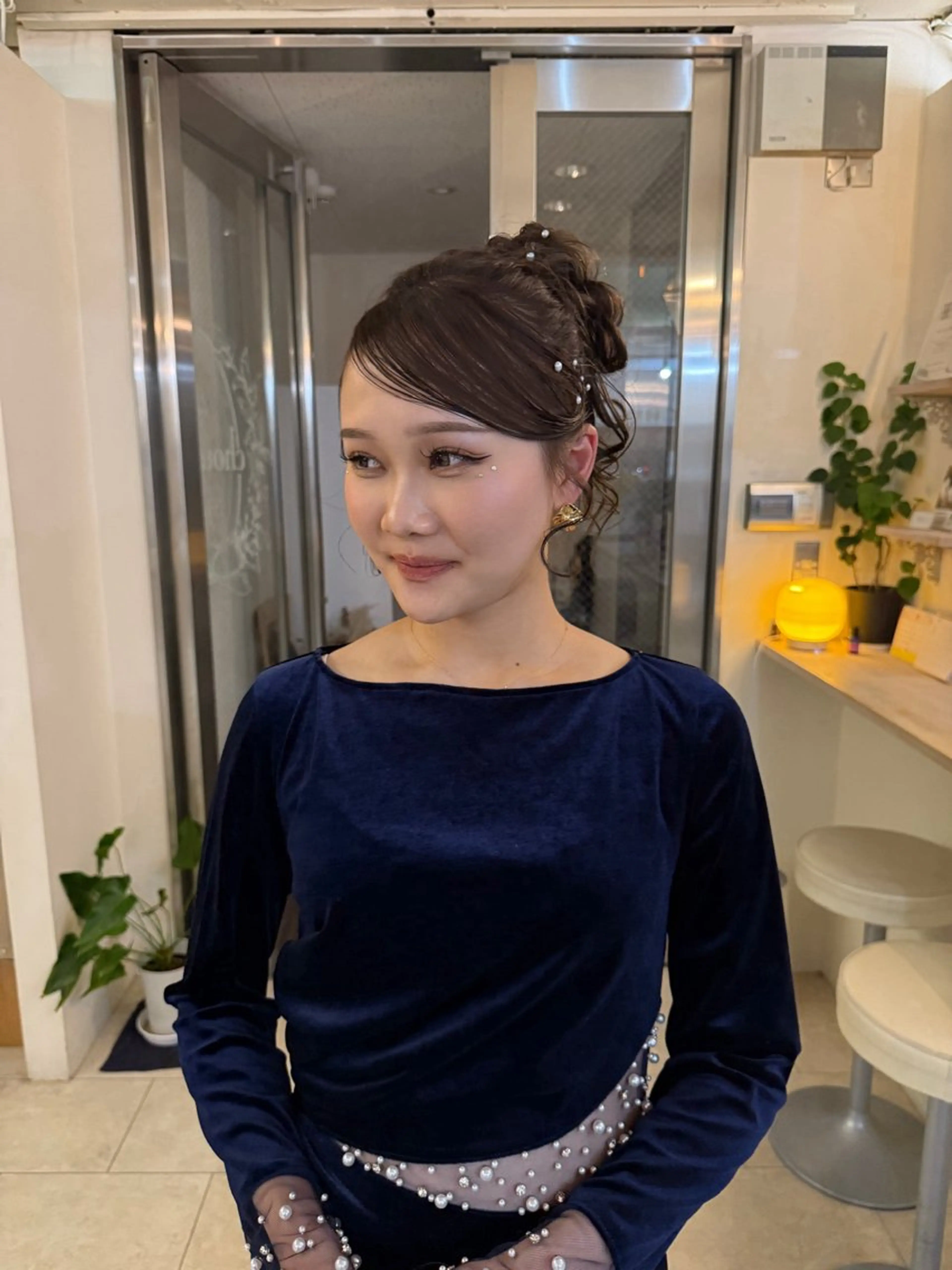 ロング ヘアセット Maho/海外 レイヤー/ハイトーンのヘアスタイル