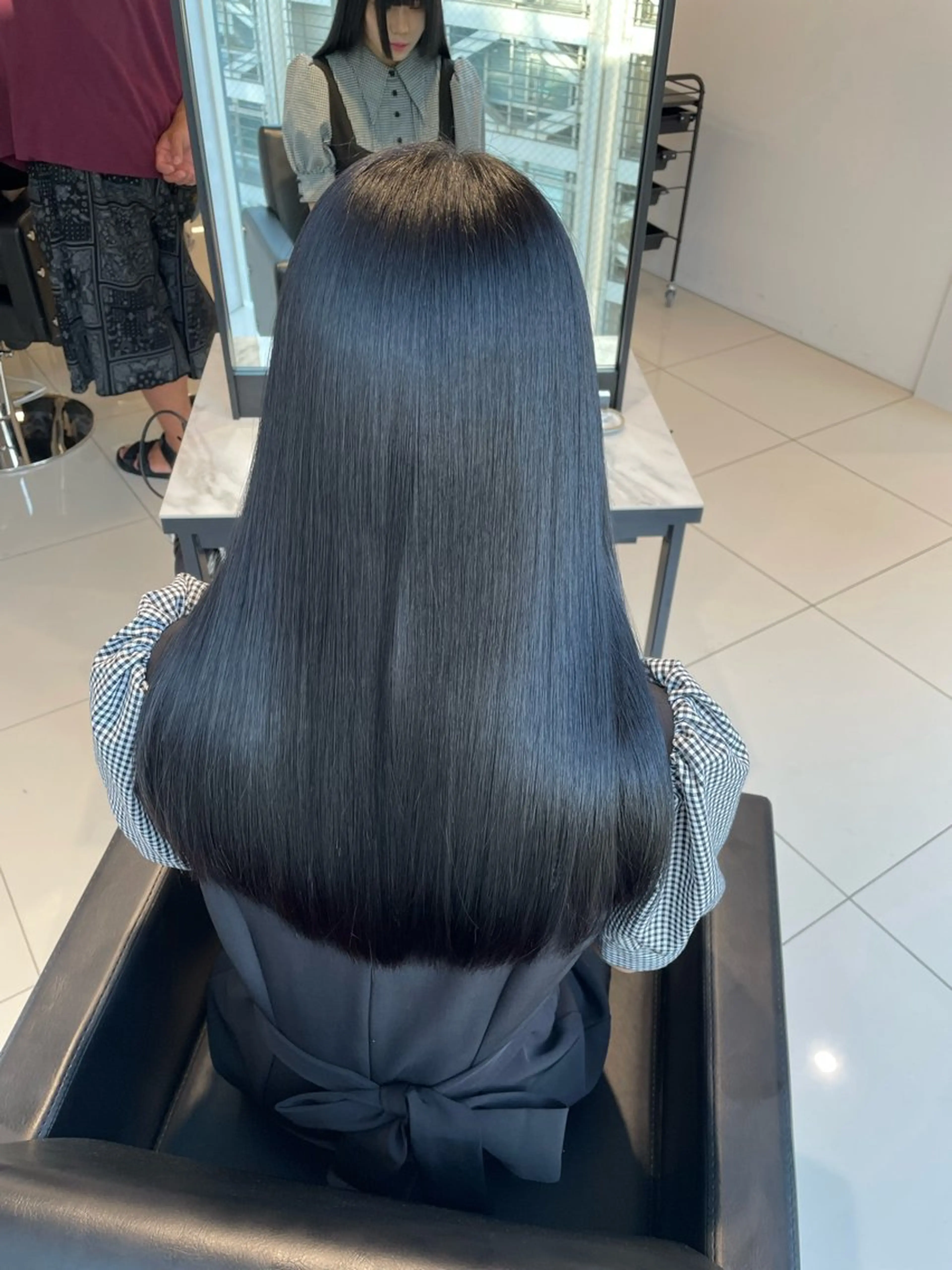 ロング カット 縮毛矯正 トリートメント ヘッドスパ ✨髪質改善✨美髪 矯正🫧小泉のヘアスタイル