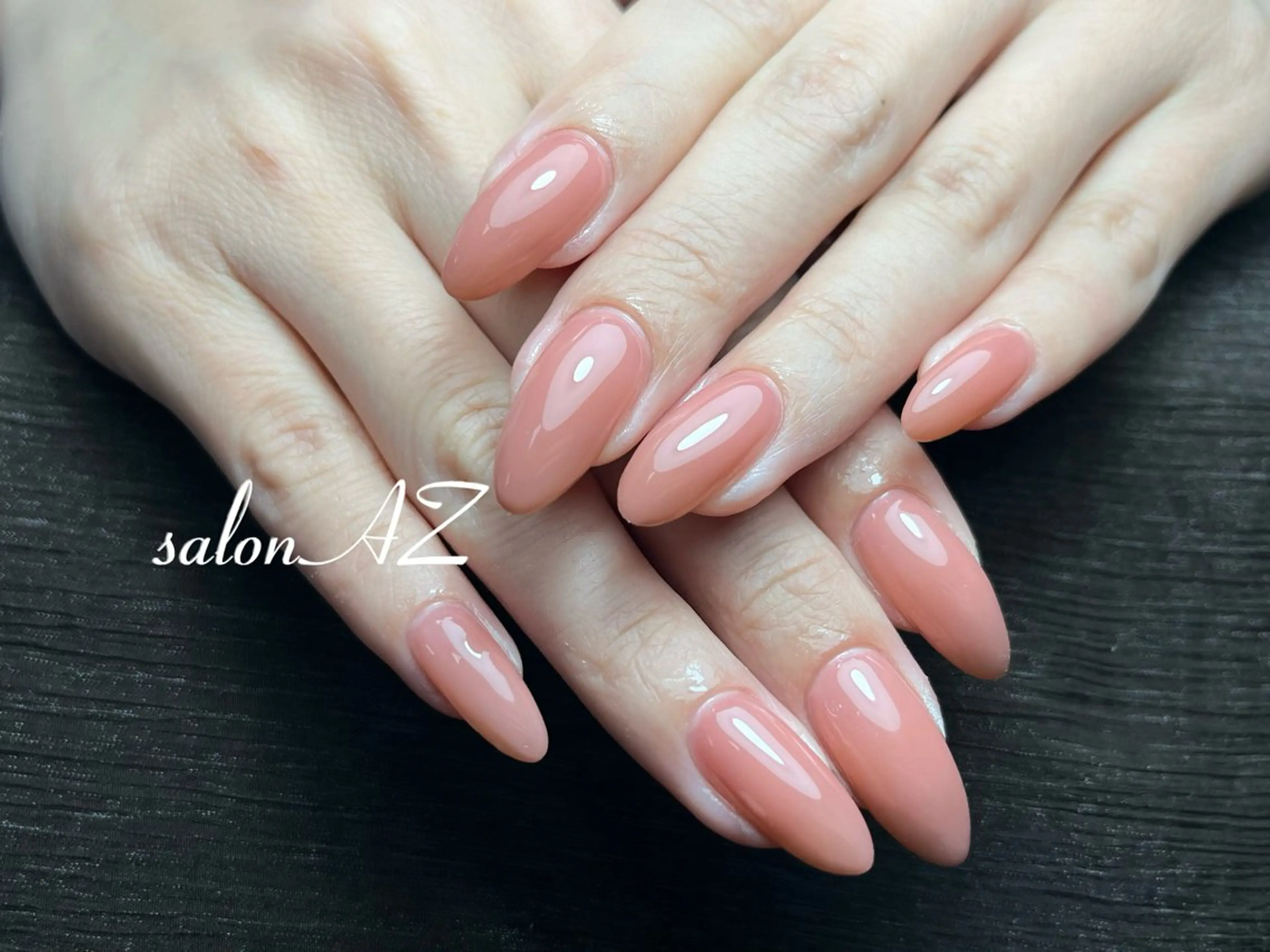 ネイル 長さ出し フットネイル フレンチネイル マグネットネイル ニュアンスネイル salon AZのネイルデザイン