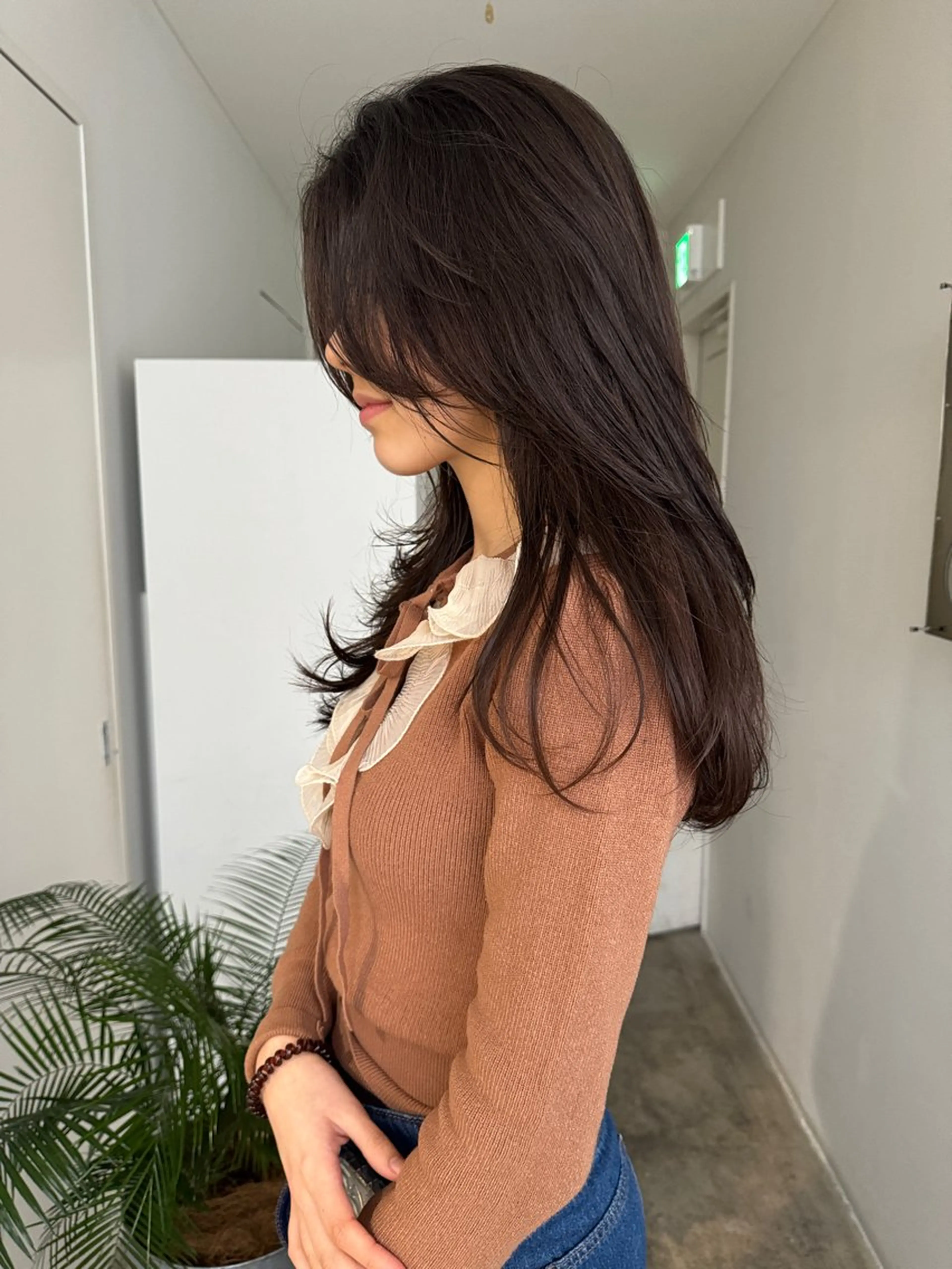 ロング カラー カット ヘアカラー トリートメント レイヤーカット ボブパーマNo.1のヘアスタイル