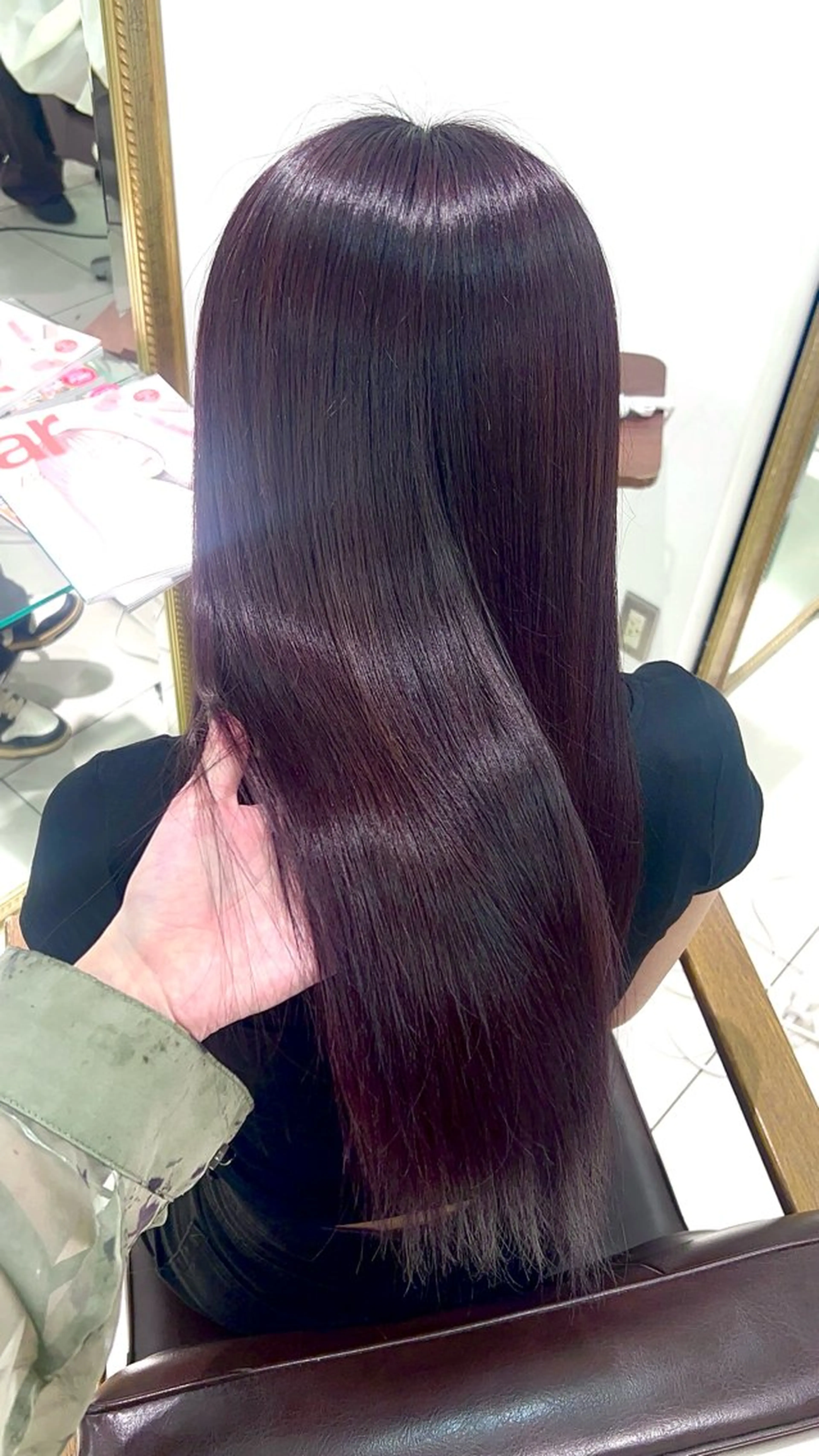 ロング カラー ハイトーンカラー 🤍🫧 長井 律のヘアスタイル