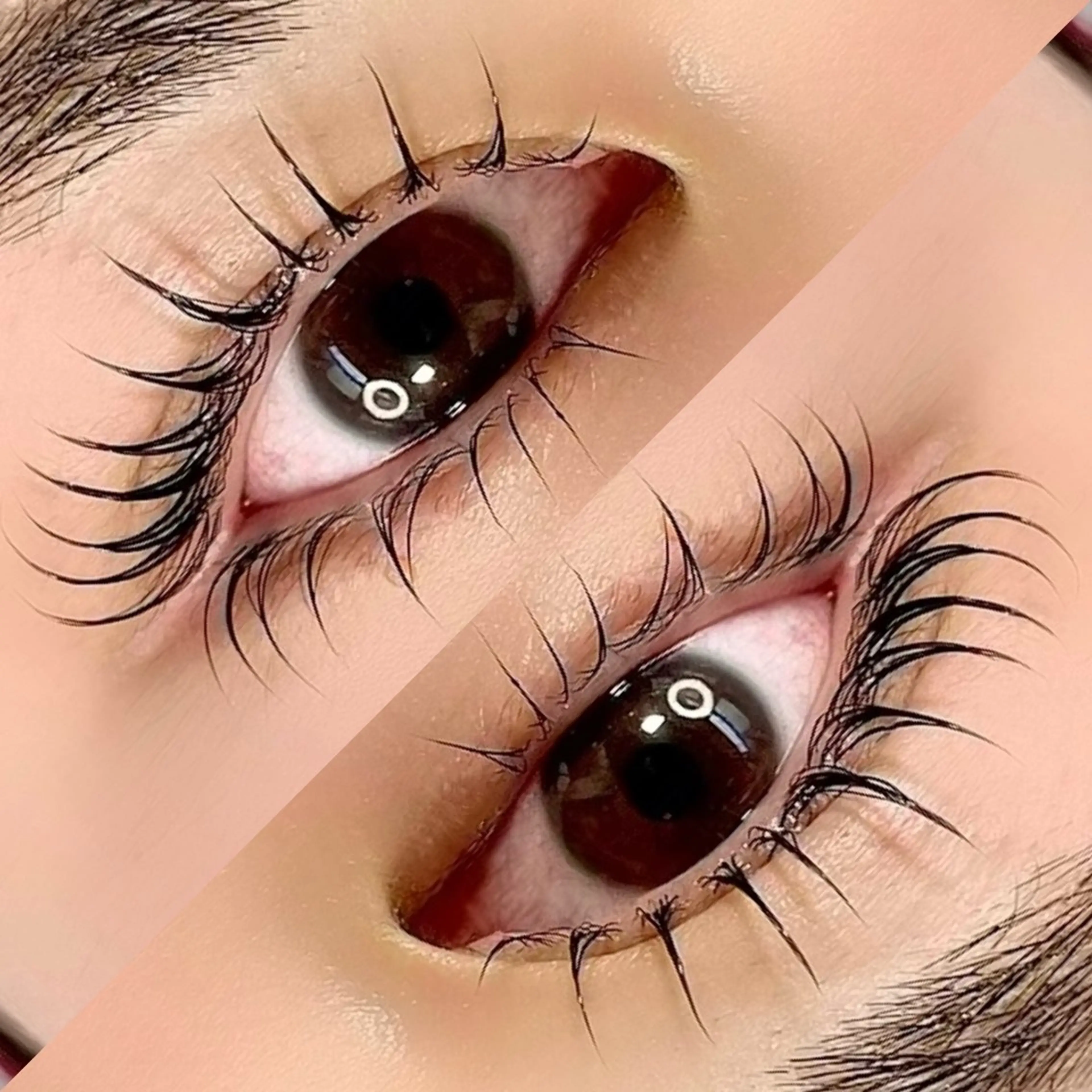 ＼上下セットで印象チェンジ🪄／【密かに人気🕯上下まつげパーマ】影まで美しく🪡の写真