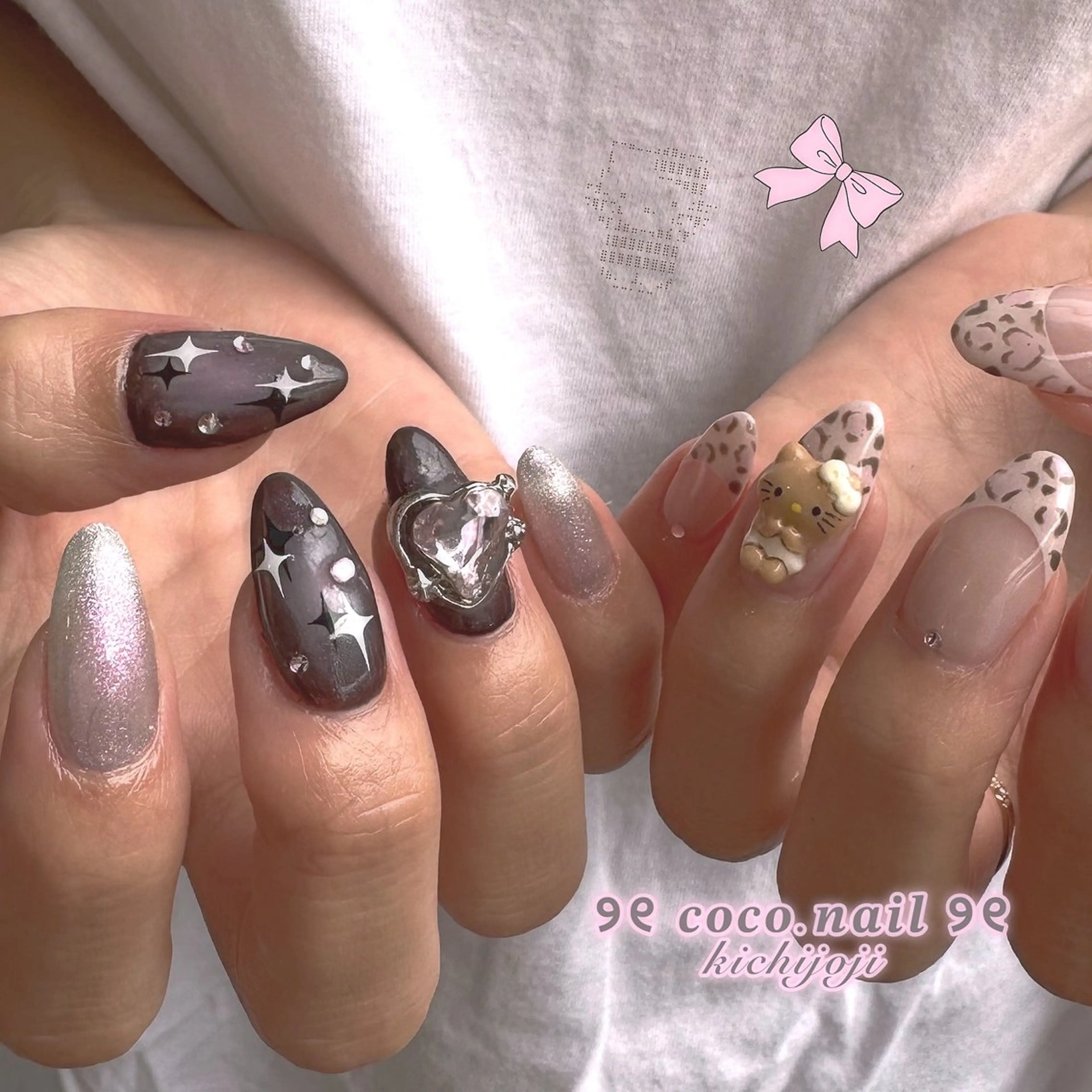 ネイル ハンドネイル フットネイル lili.nail y2k/ワンホンのネイルデザイン