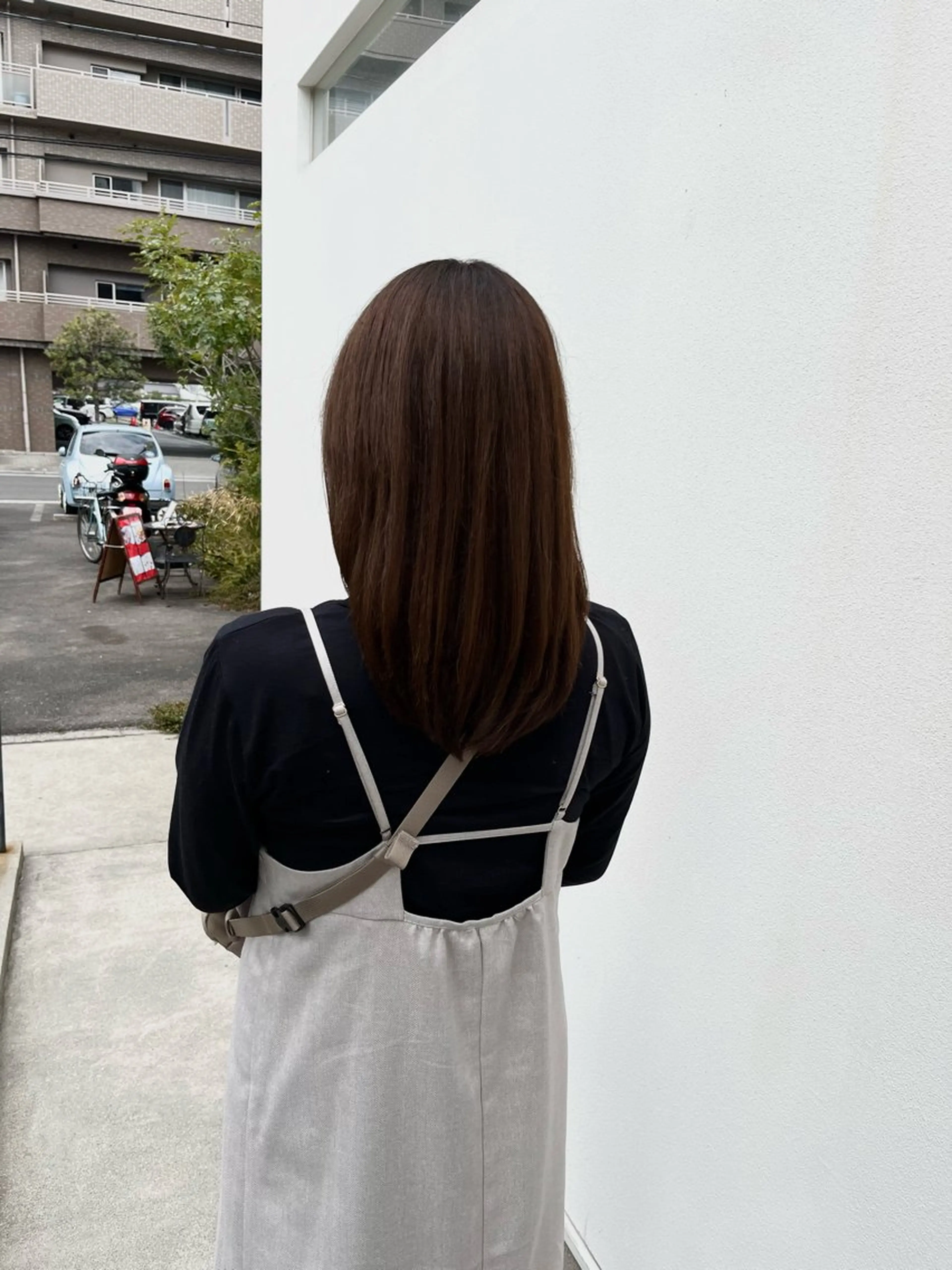 ロング カラー ベージュカラー レイヤーカット ローレイヤー 松岡 アユミ  berryのマツエク・マツパデザイン