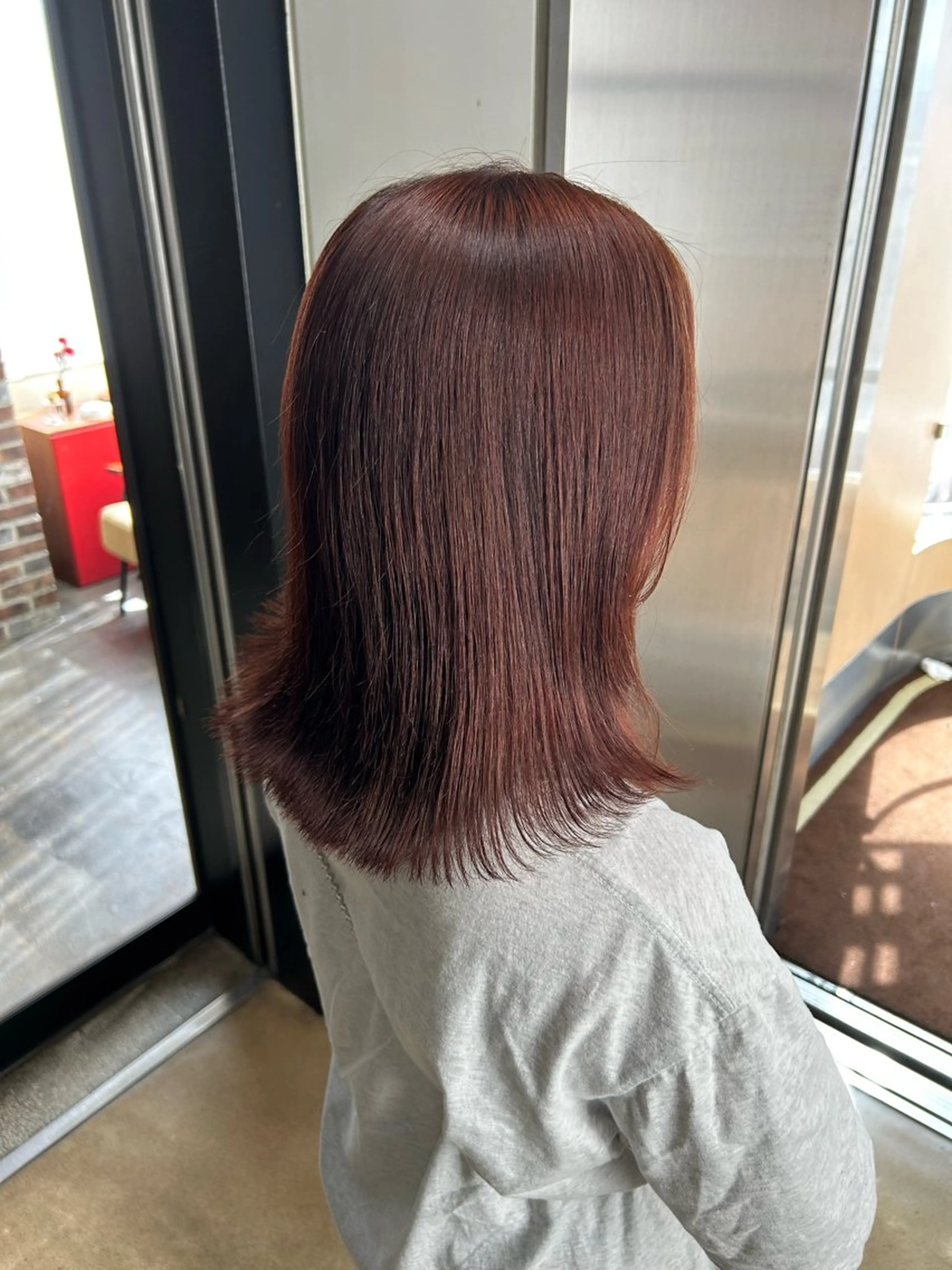 ミディアム 野尻 拓海のヘアスタイル