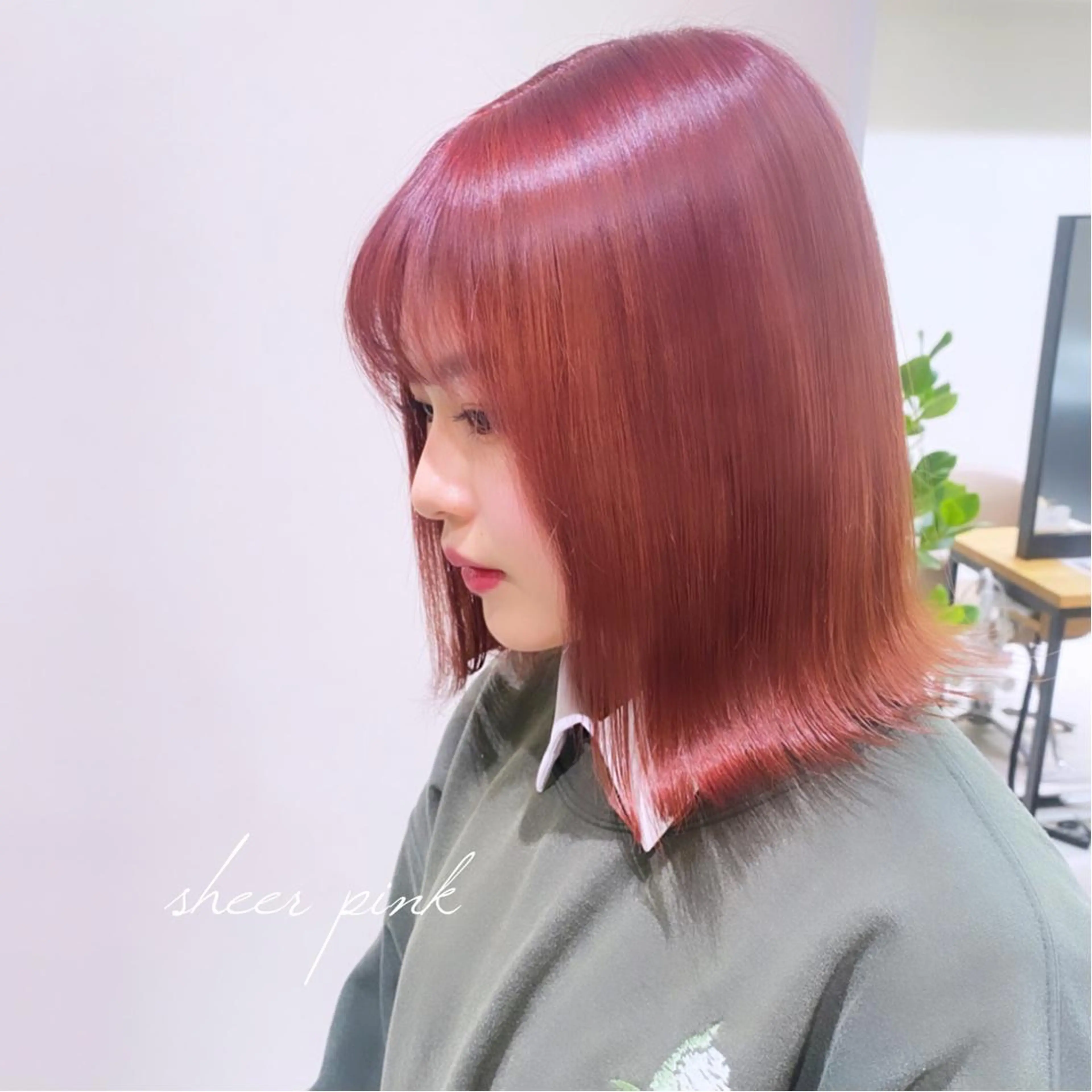 ショート カラー ブリーチ ピンクカラー ブリーチなしWカラー 🎀韓国ヘア/amiのヘアスタイル