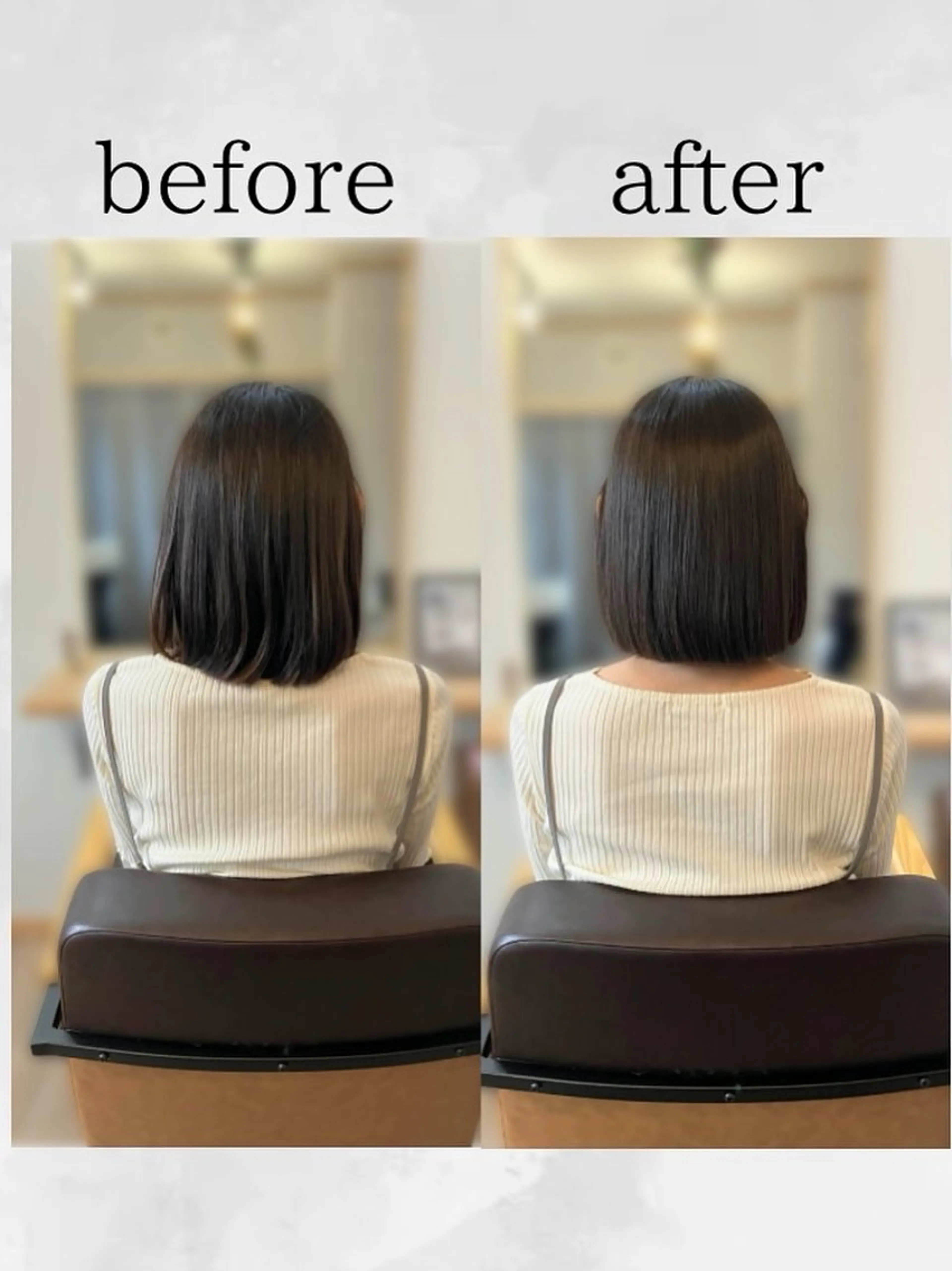 ミディアム 髪質改善 鈴木 久美子のヘアスタイル