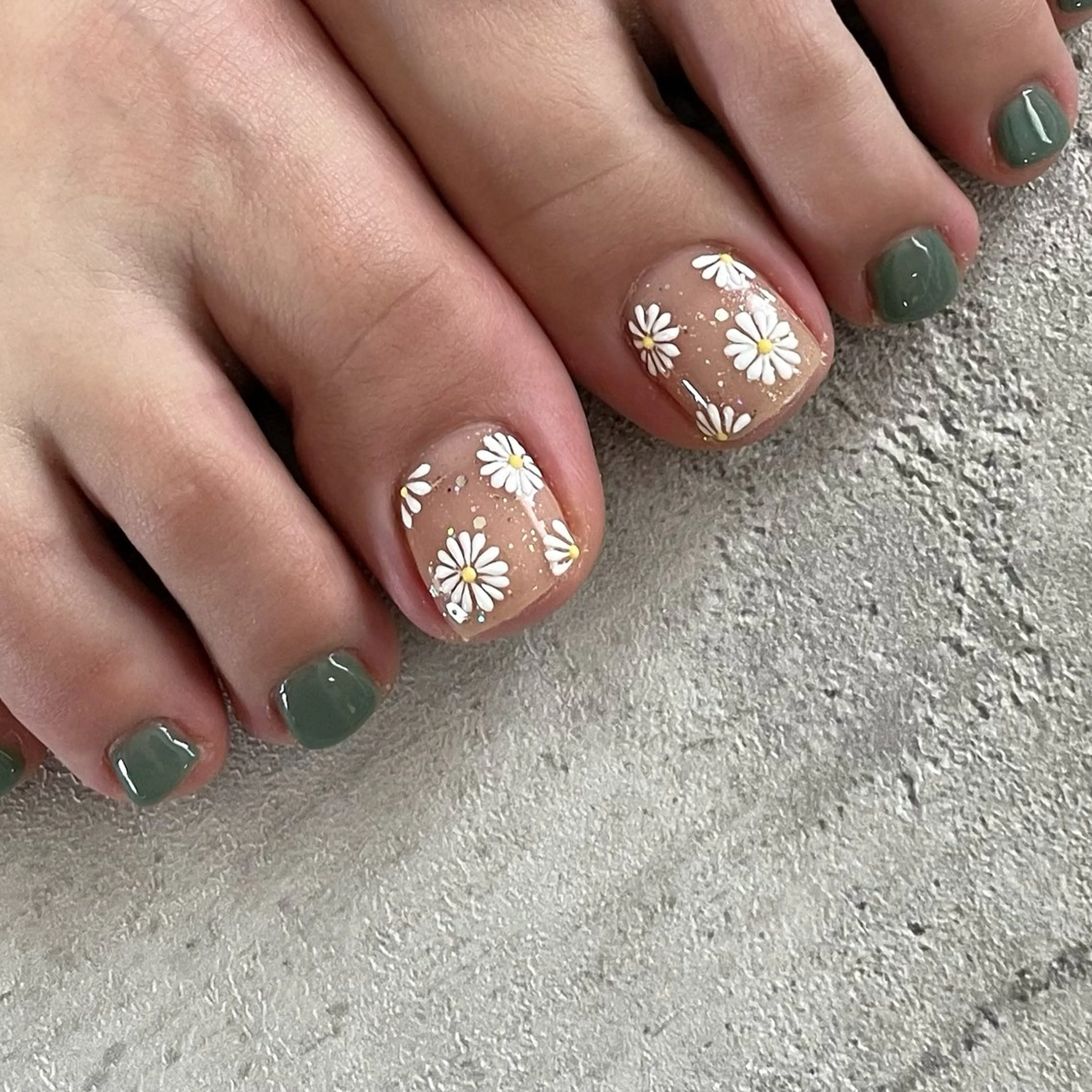 ネイル フットネイル ジェルネイル 東 千夏のネイルデザイン