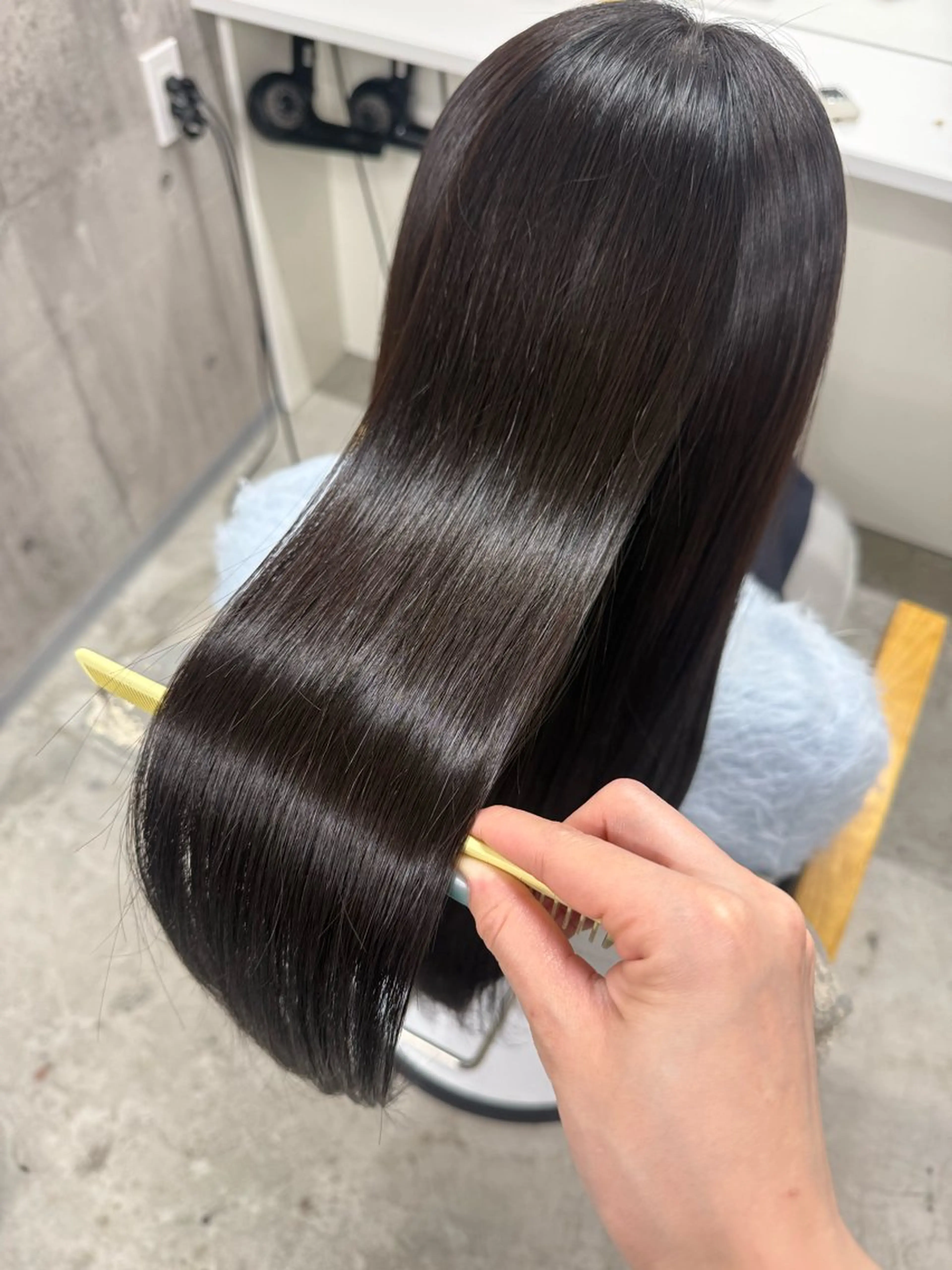 ロング カット 縮毛矯正 トリートメント ageless/ 髪質改善のヘアスタイル