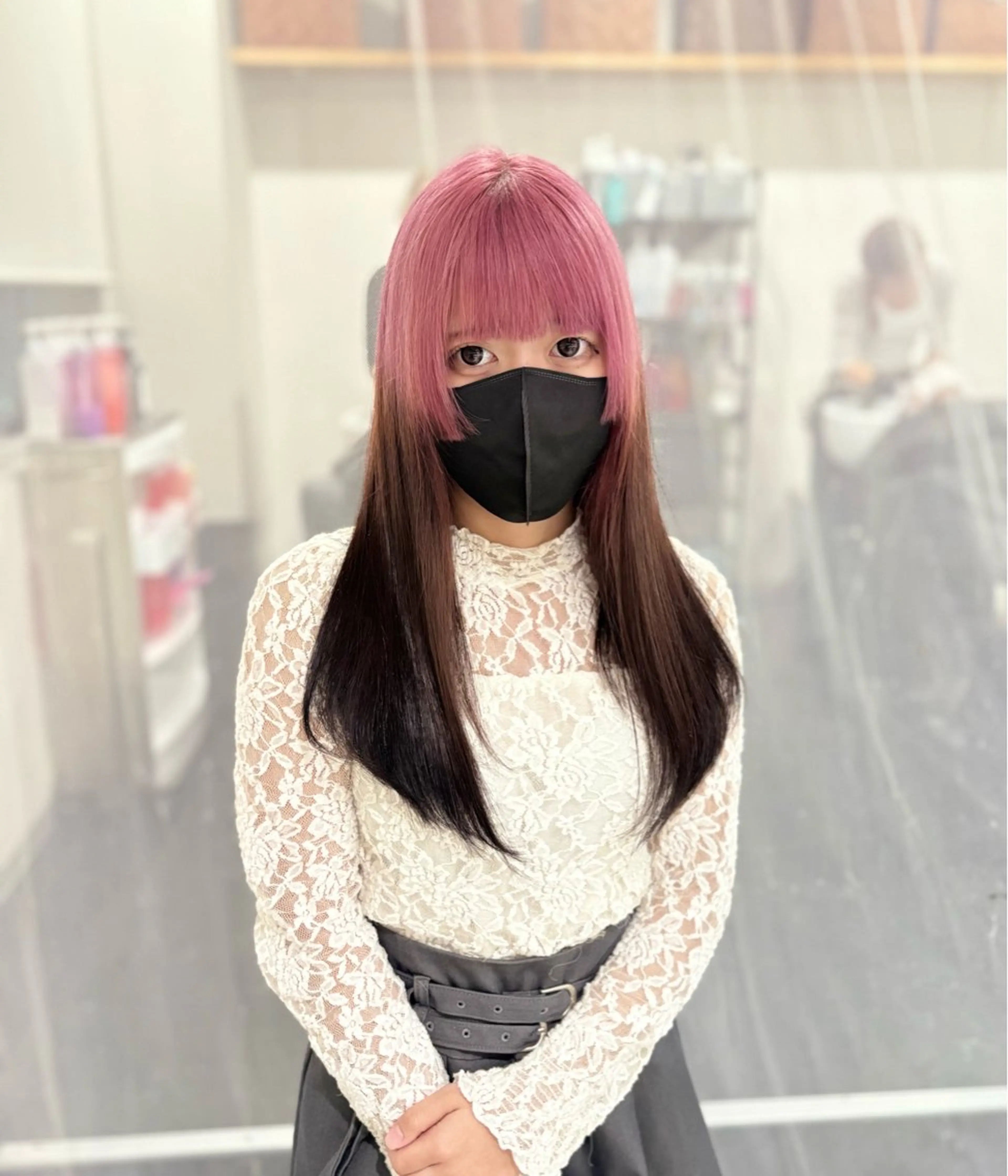 ロング カラー ヘアカラー トリートメント GaKu/ハイトーン /ブリーチ/ブロンドのヘアスタイル