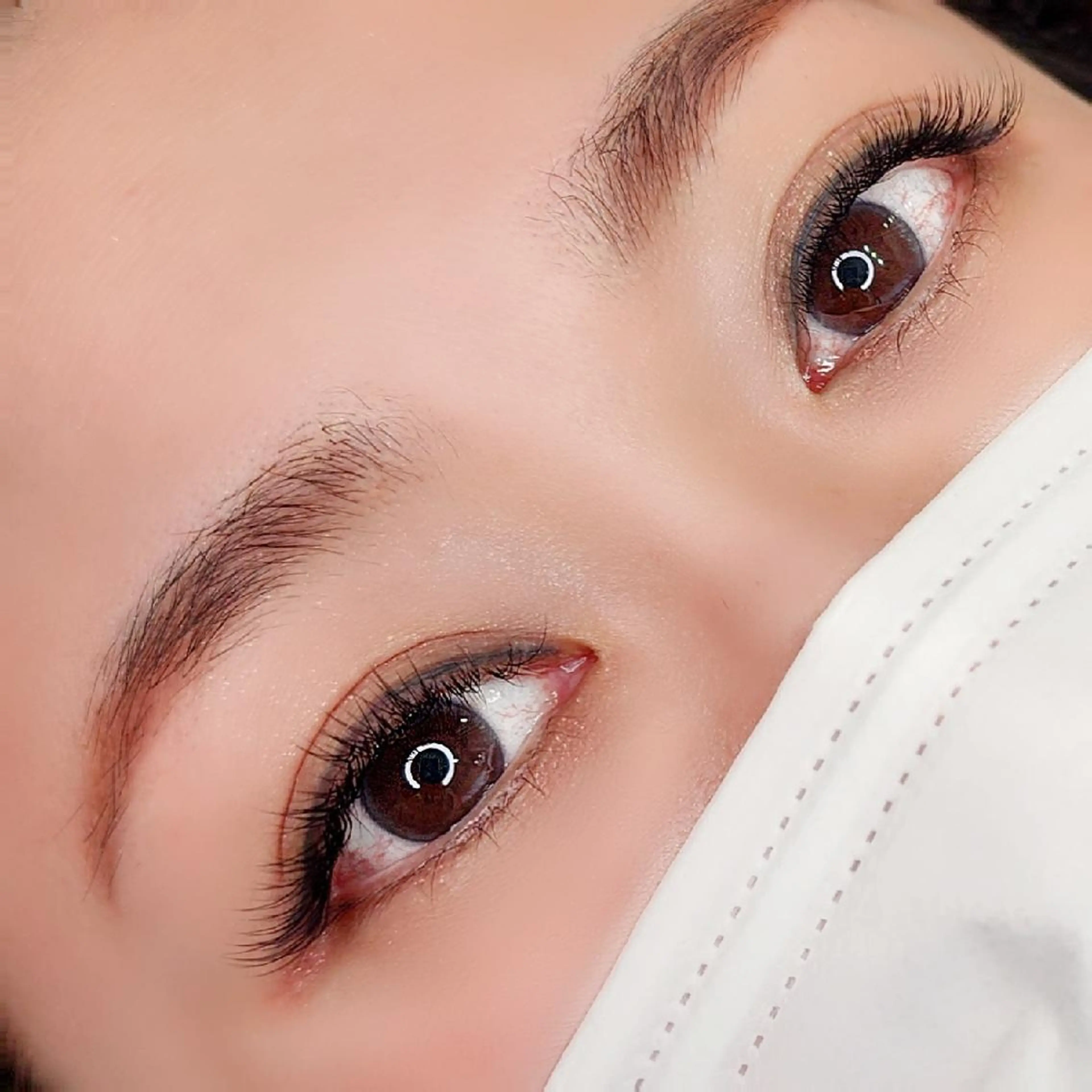 マツエク・マツパ 付け放題 ナチュラル KAWAKITA  MAMIのマツエク・マツパデザイン