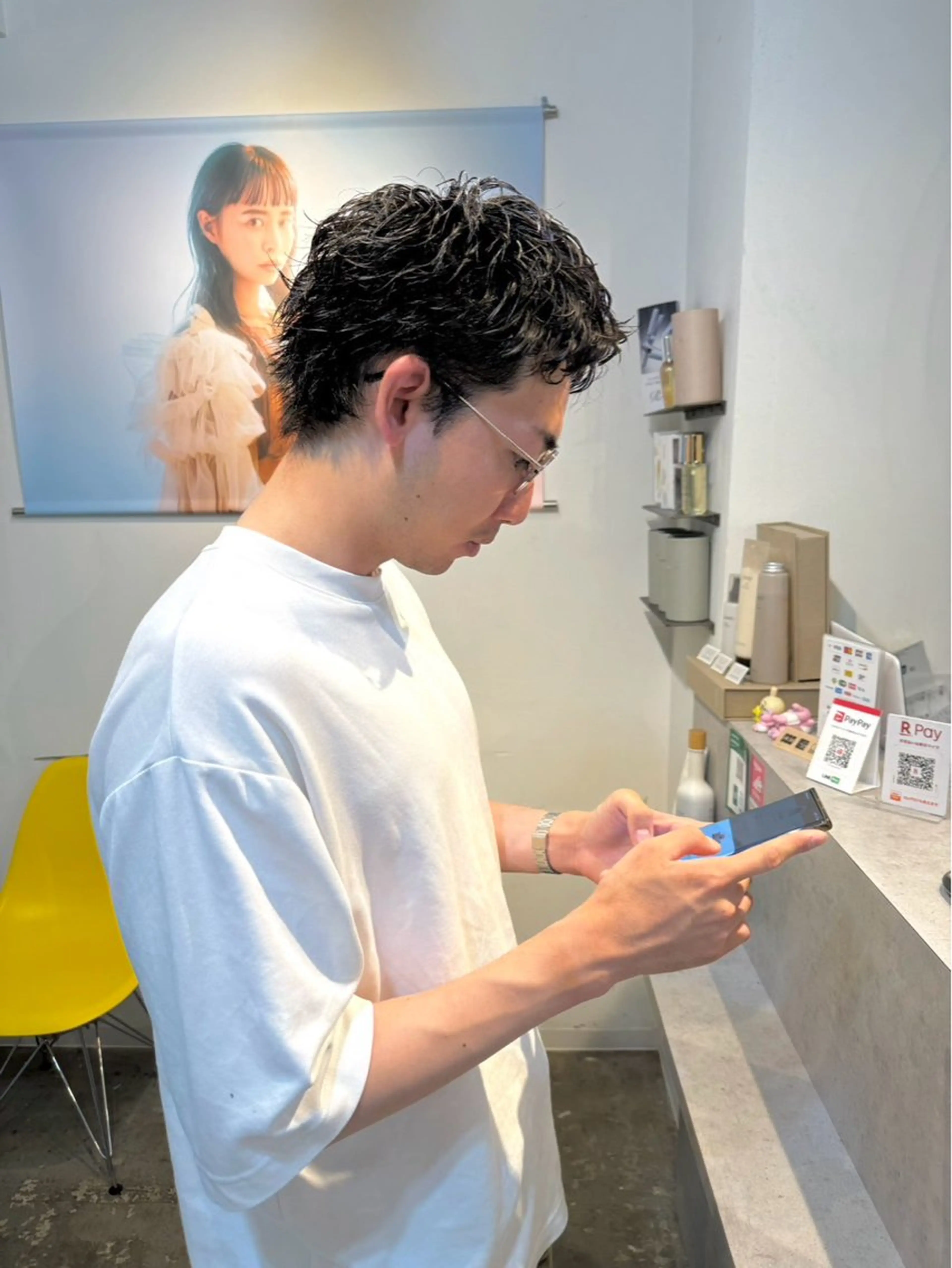 ショート メンズ ボブ/ぱつっとボブ/ 谷口 海星のヘアスタイル