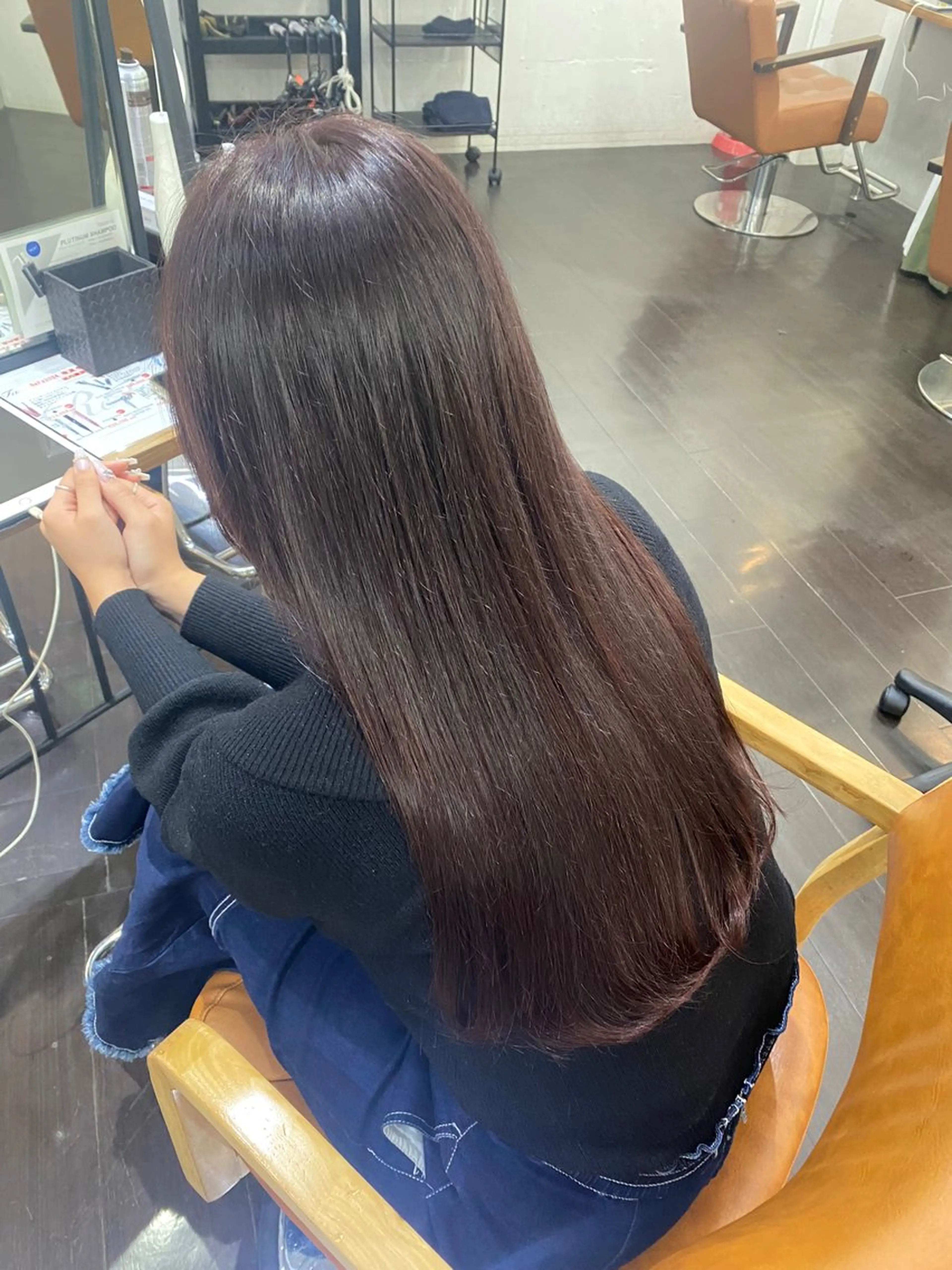 ロング カラー ヘアアレンジ 🍒ᩚ名駅/艶髪 縮毛矯正/あゆ🍒ᩚのヘアスタイル