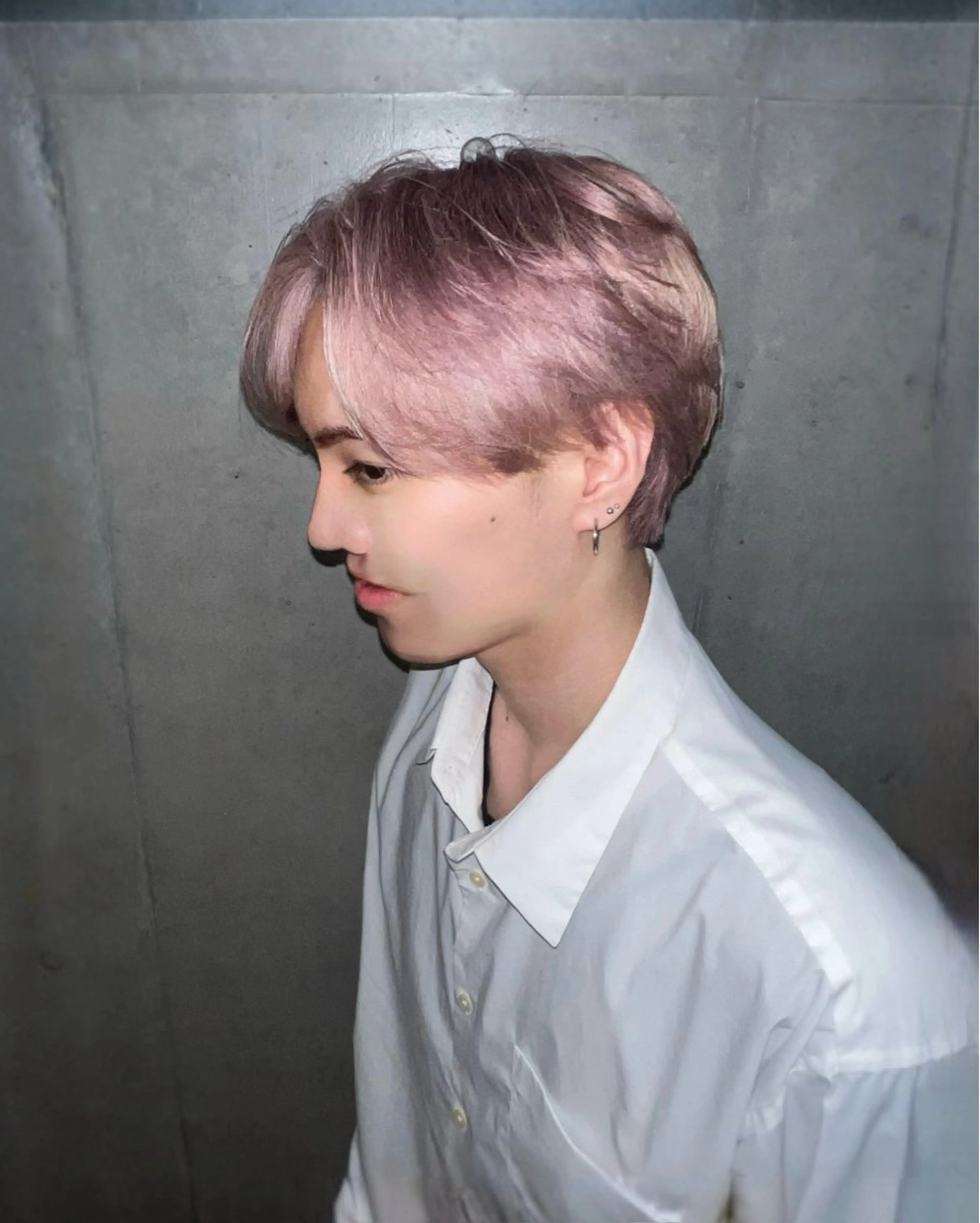 ショート カラー メンズ メンズブリーチ メンズハイトーン メンズパーマ ブリーチ 透明感カラー ヘアカラー トリートメント RYOTA /GARTE髪質改善のヘアスタイル