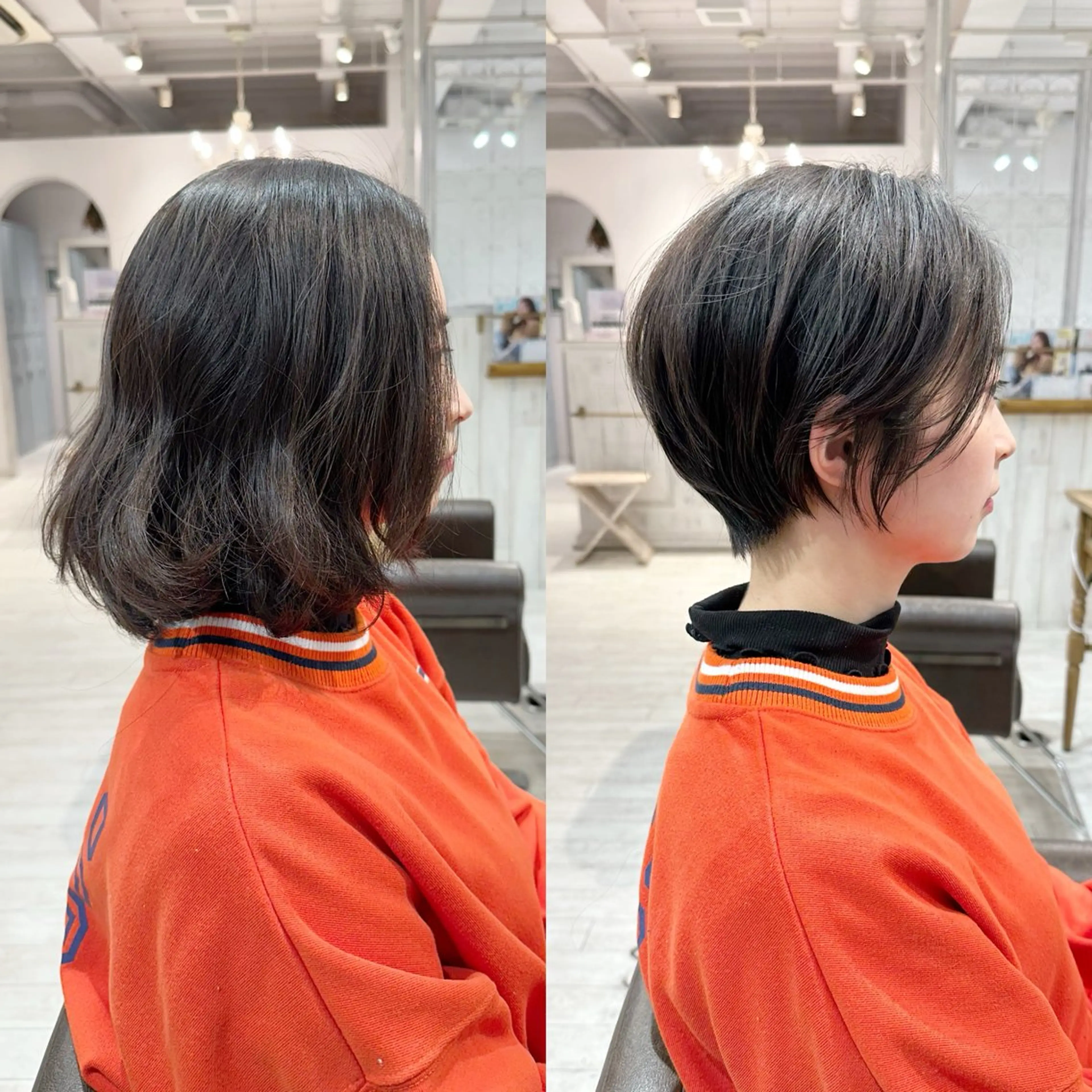 ショート カット 縮毛矯正/ショート/ レイヤー/畑中正敏のヘアスタイル