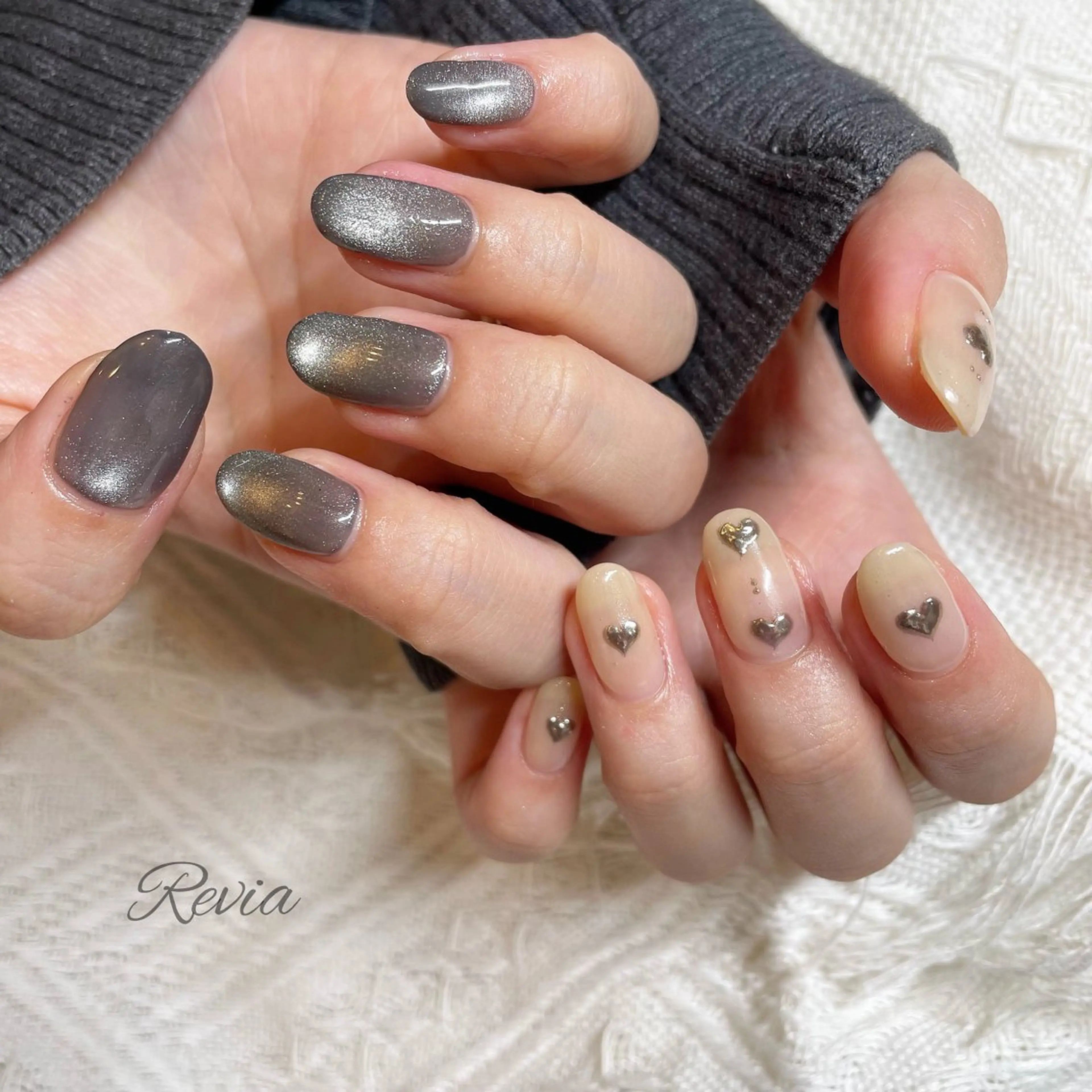 ネイル ハンドネイル revia所属・ERI Nailistのネイルデザイン