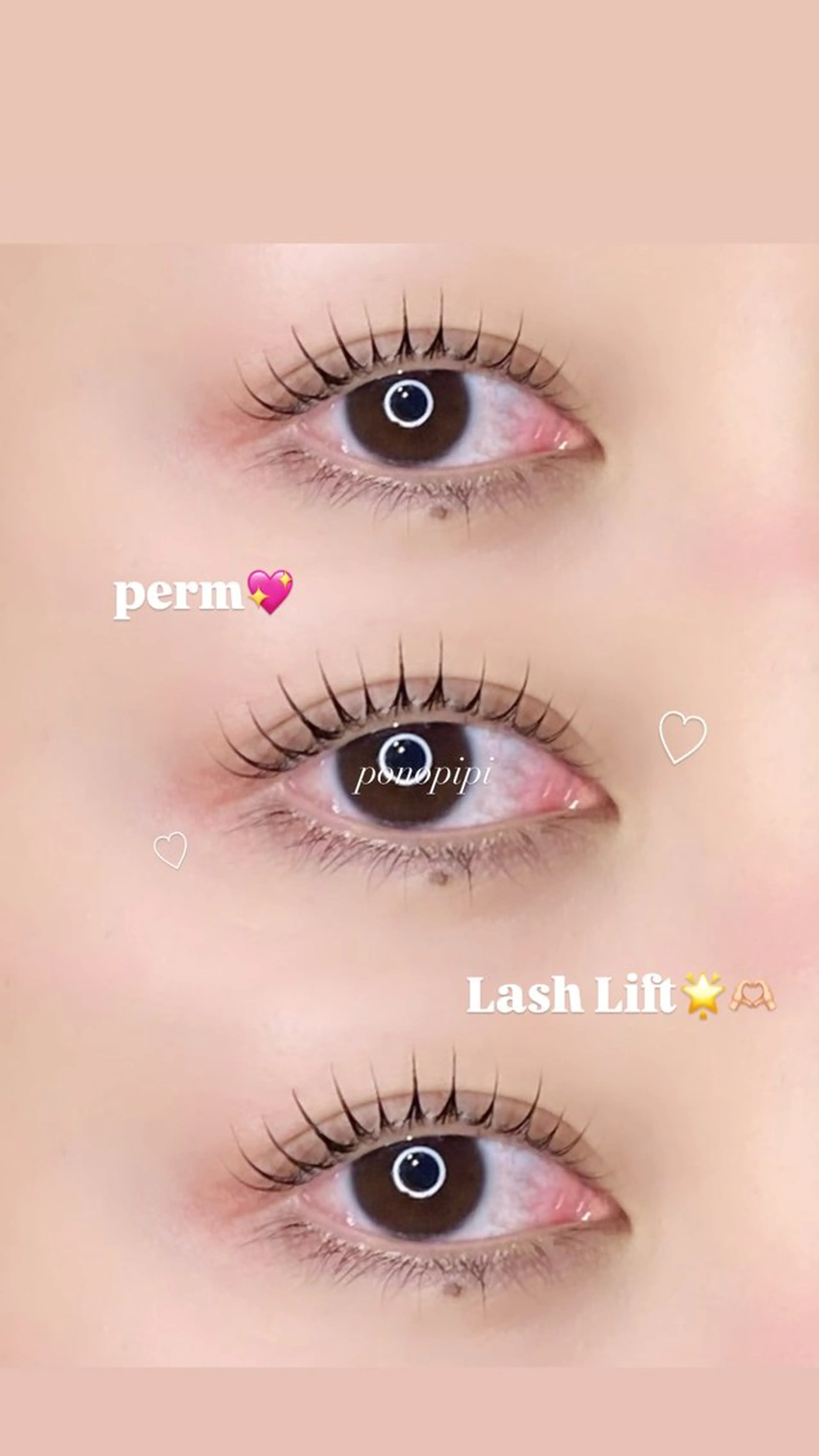 マツエク・マツパ マツパ ponopipi所属・saaya ponopipiのマツエク・マツパデザイン