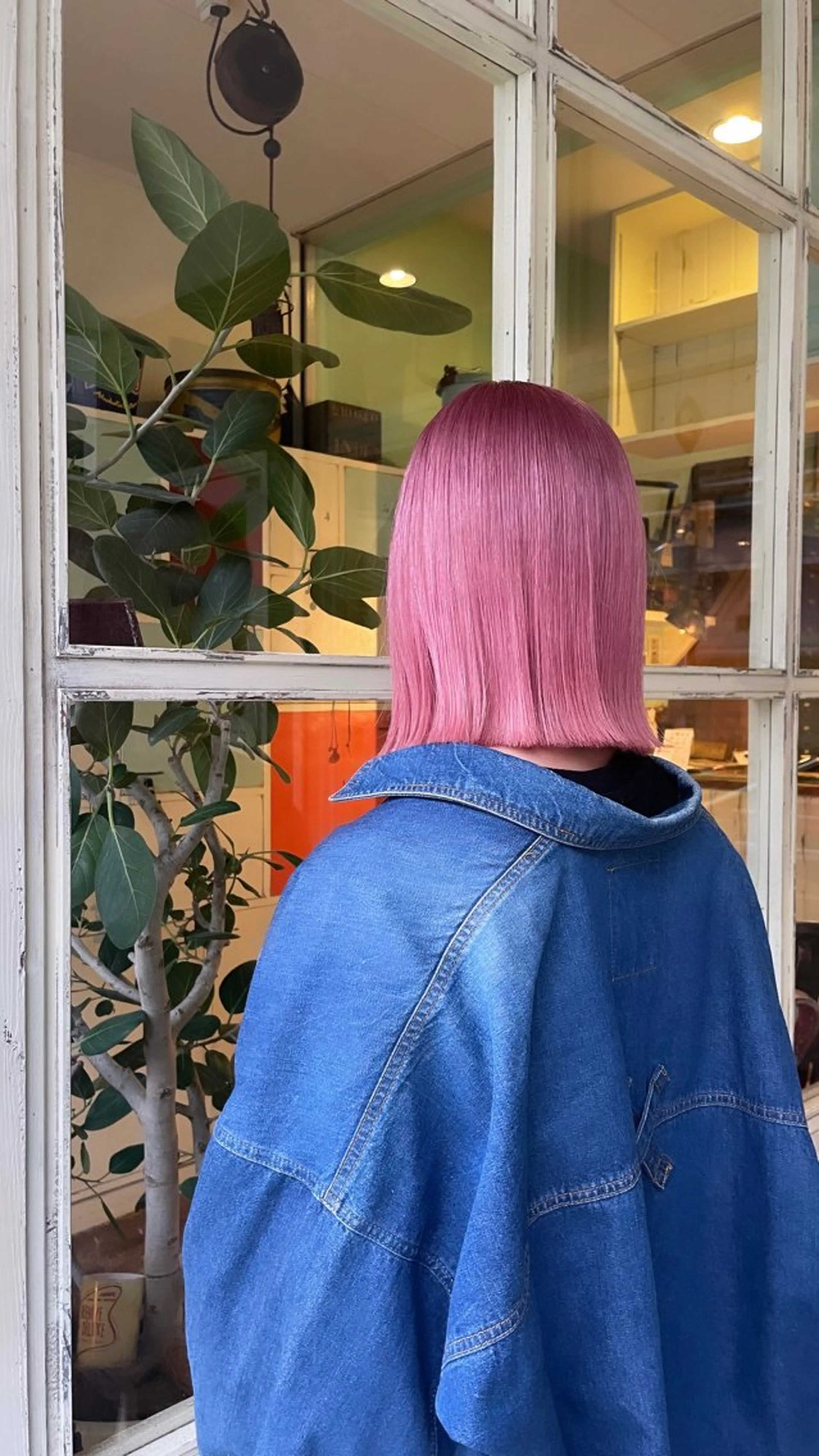 ミディアム カラー sourire  西大分所属・Sourire西大分 ☘️いけだ　あおいのヘアスタイル