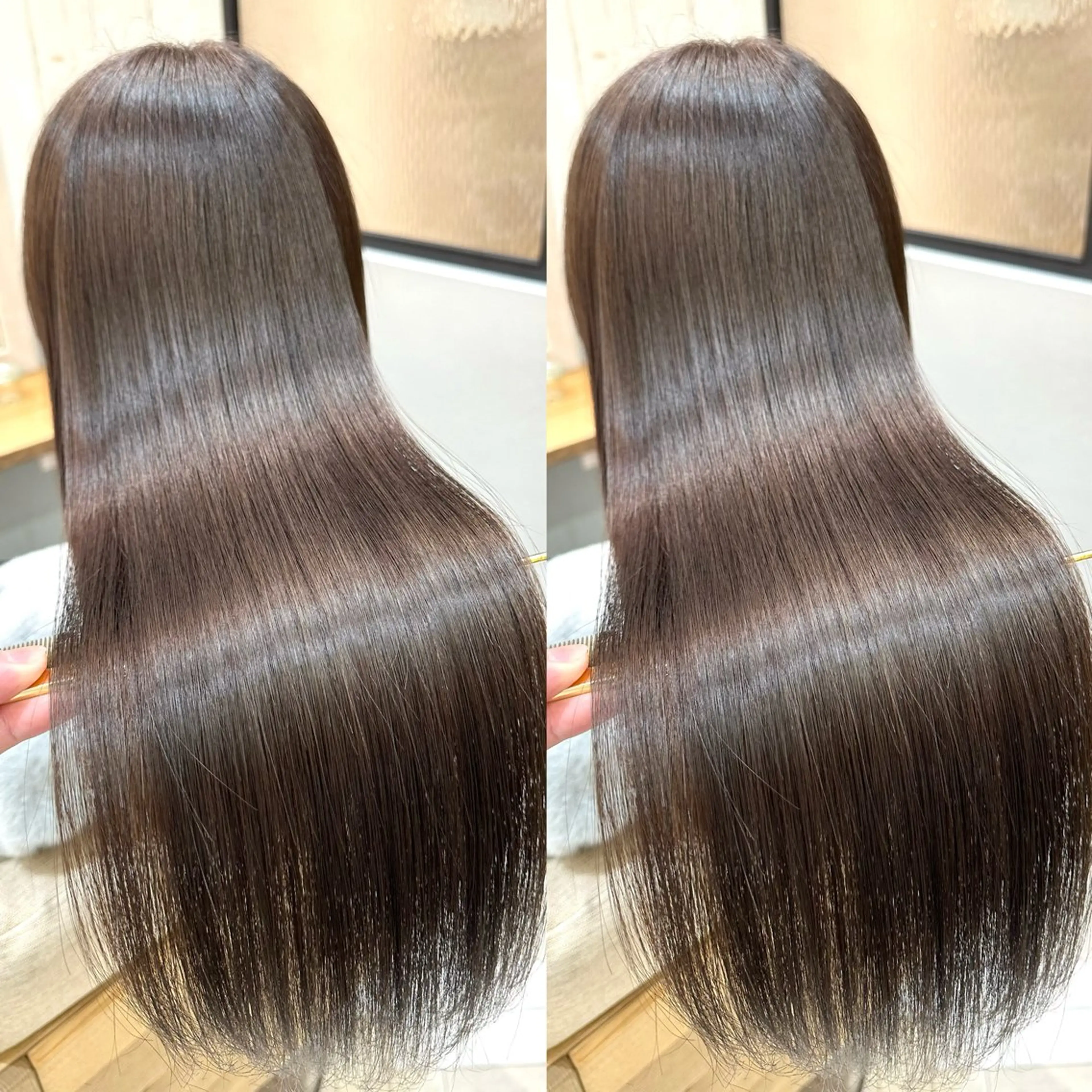 ロング 縮毛矯正 縮毛矯正 トリートメント 韓国/ワンホン/新宿 /Rumiのヘアスタイル