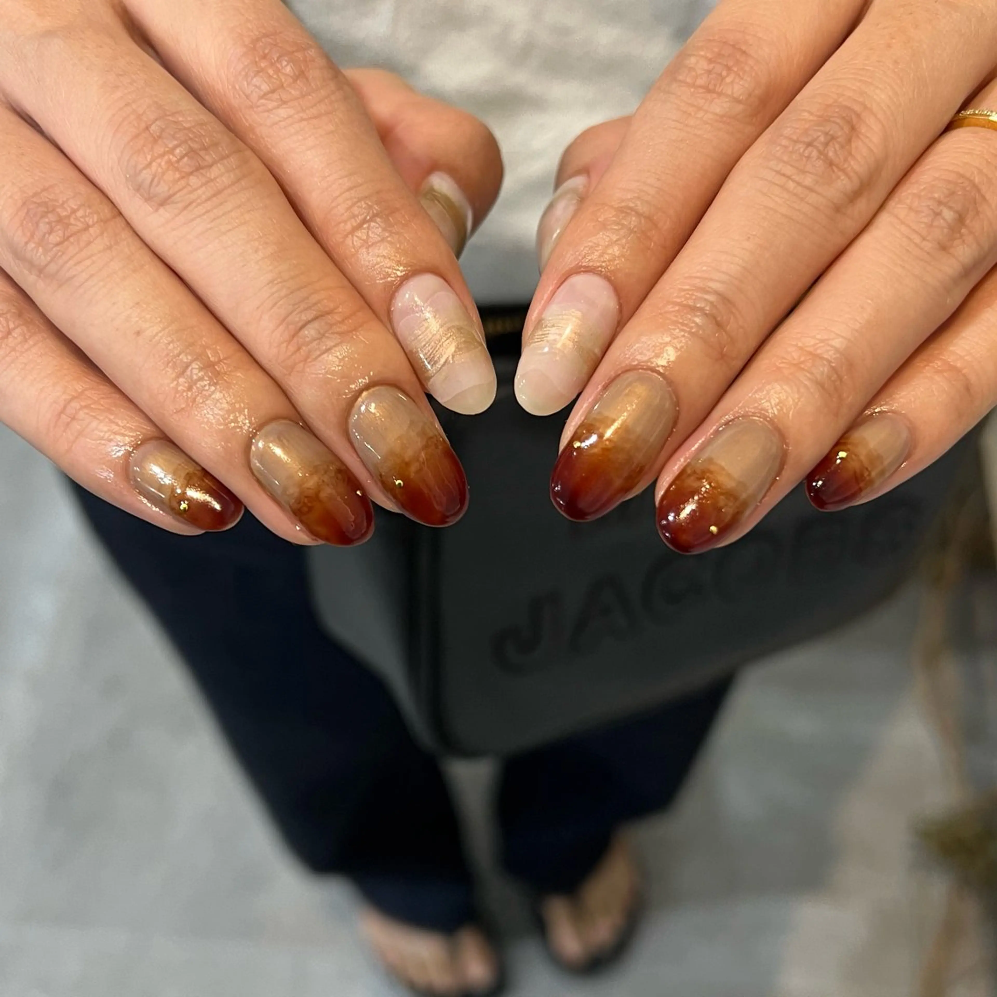 ネイル ニュアンスネイル ハンドネイル miyuu 𓂃🫧のネイルデザイン