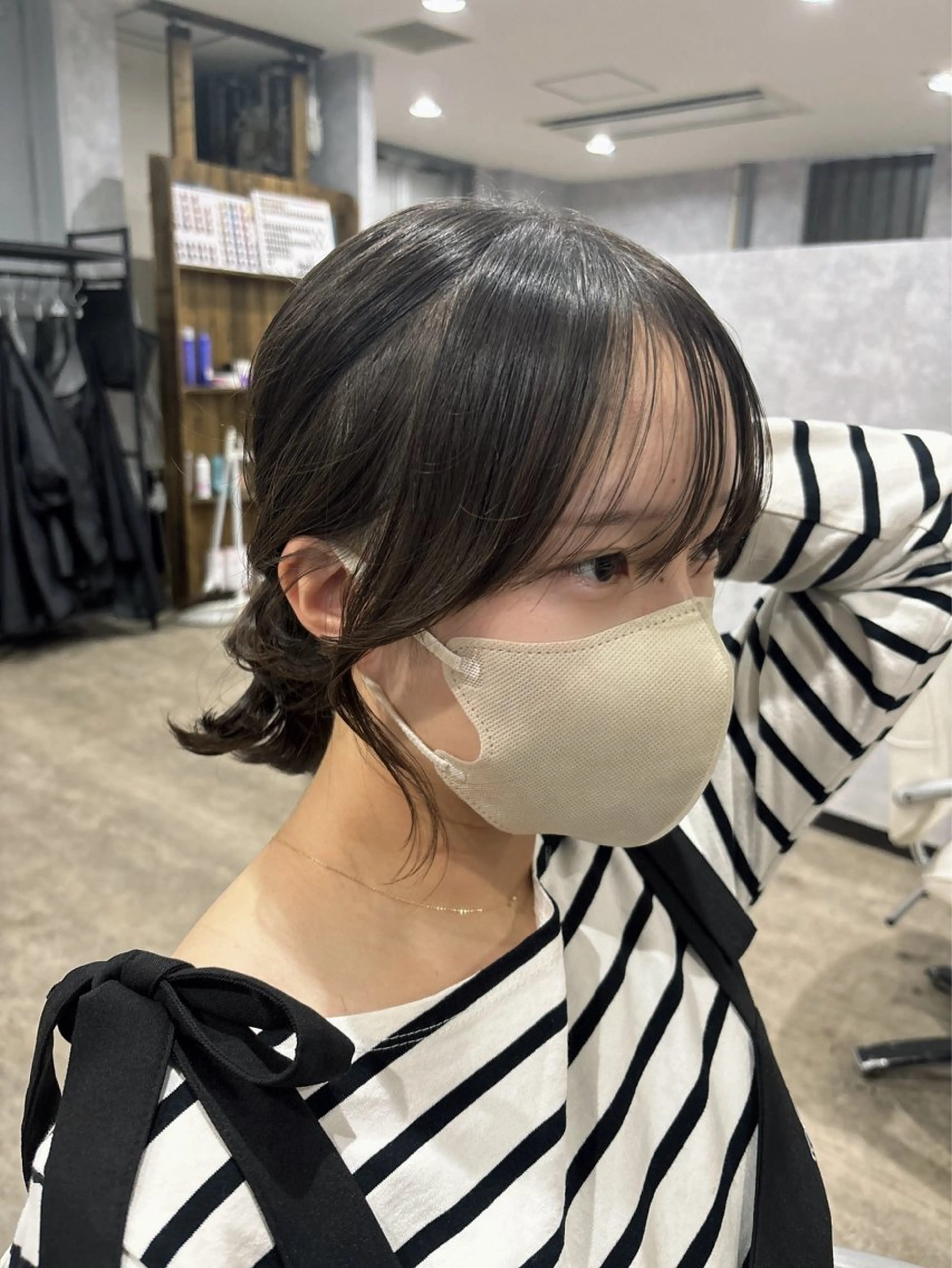 カラー La fith hair ray 札幌店所属・顔まわり/W カラー/リョウのヘアスタイル