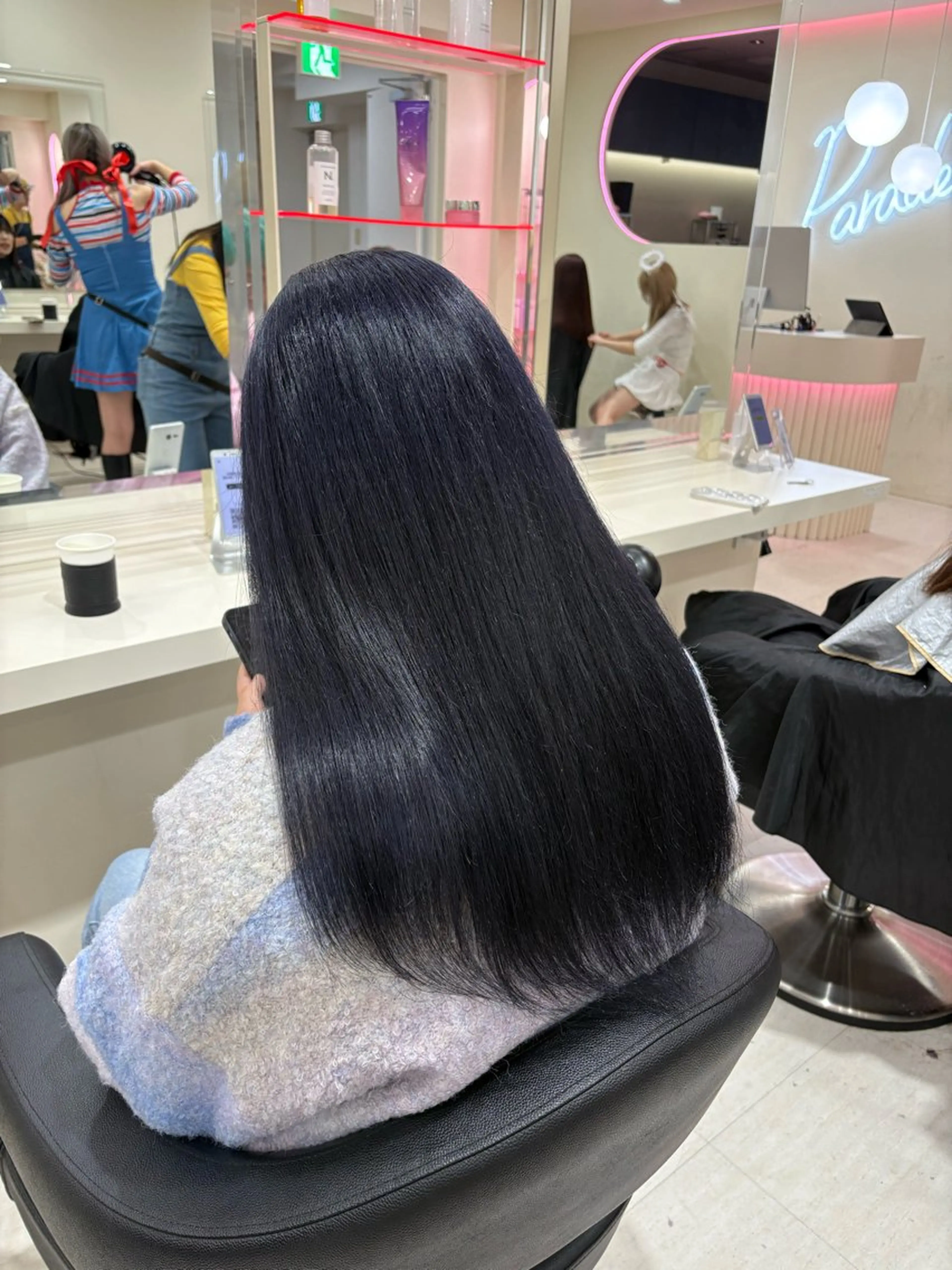 セミロング カラー カット ヘアカラー 💟RINNA 艶カラー💟のヘアスタイル