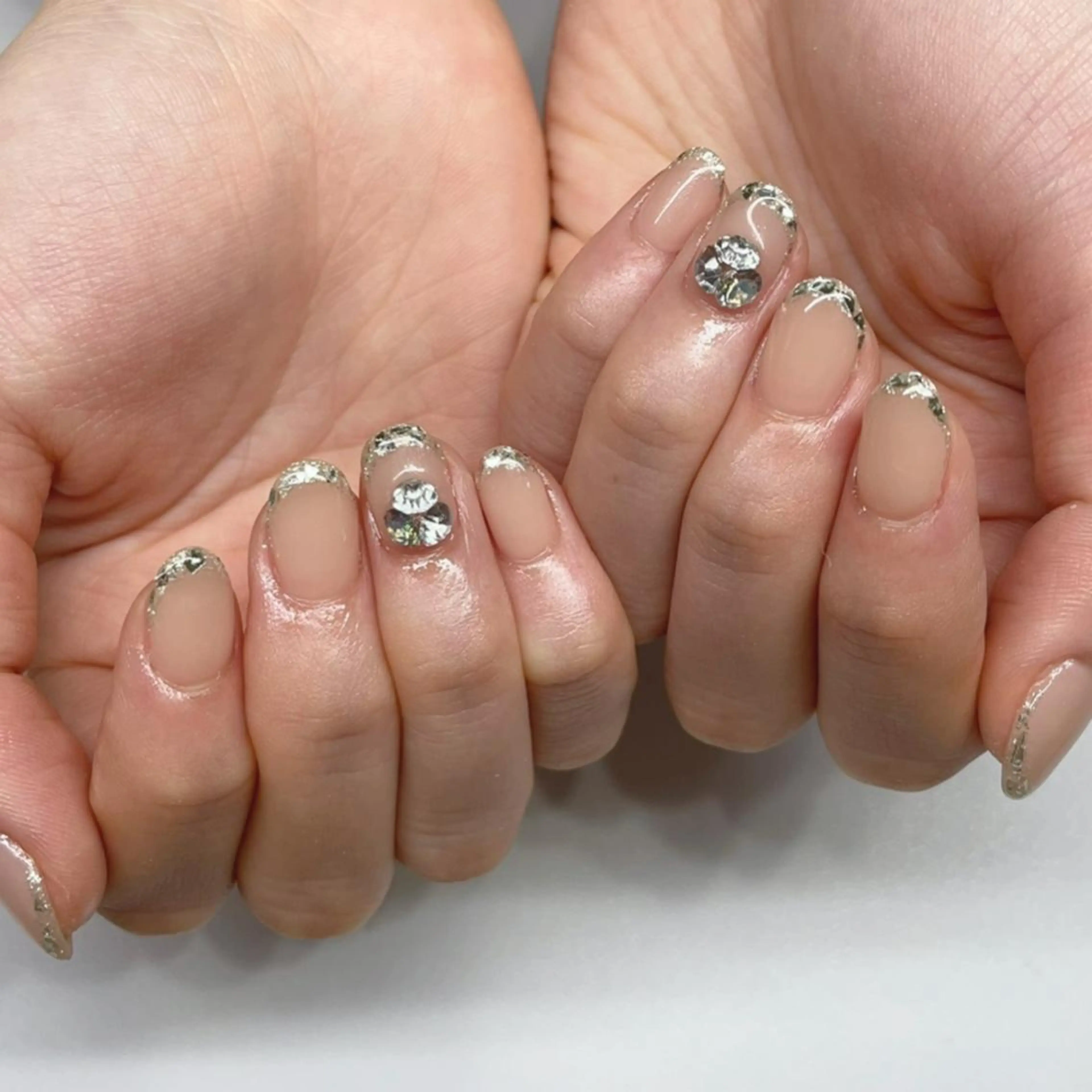 ネイル ジェルネイル グラデーション 持ち込み ニュアンスネイル オフィスネイル Lety total beautyのネイルデザイン