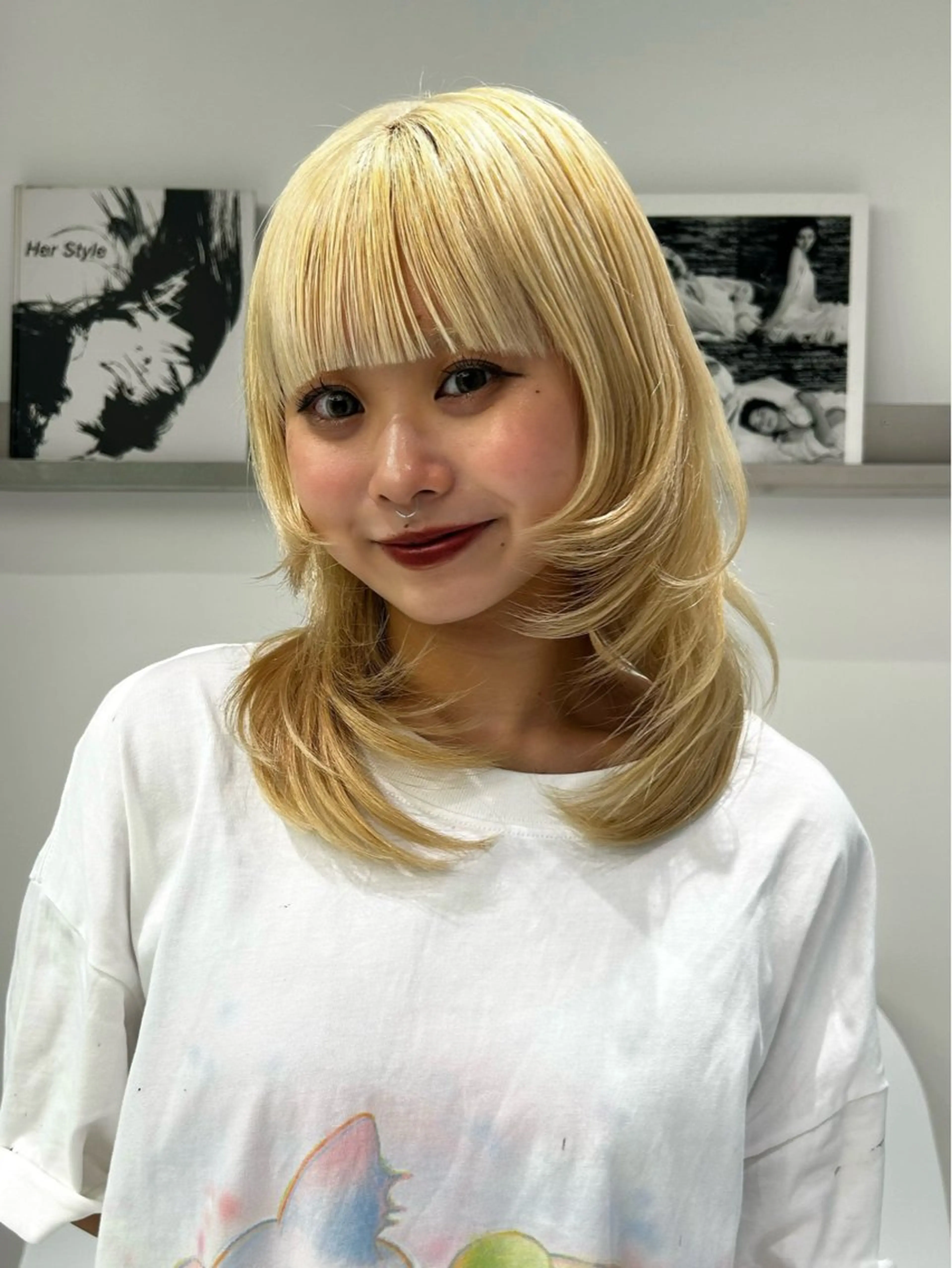 👱🏻‍♀️ブロンドヘア👱🏻‍♀️リタッチで繋げてる方おすすめメニュー🍯の写真