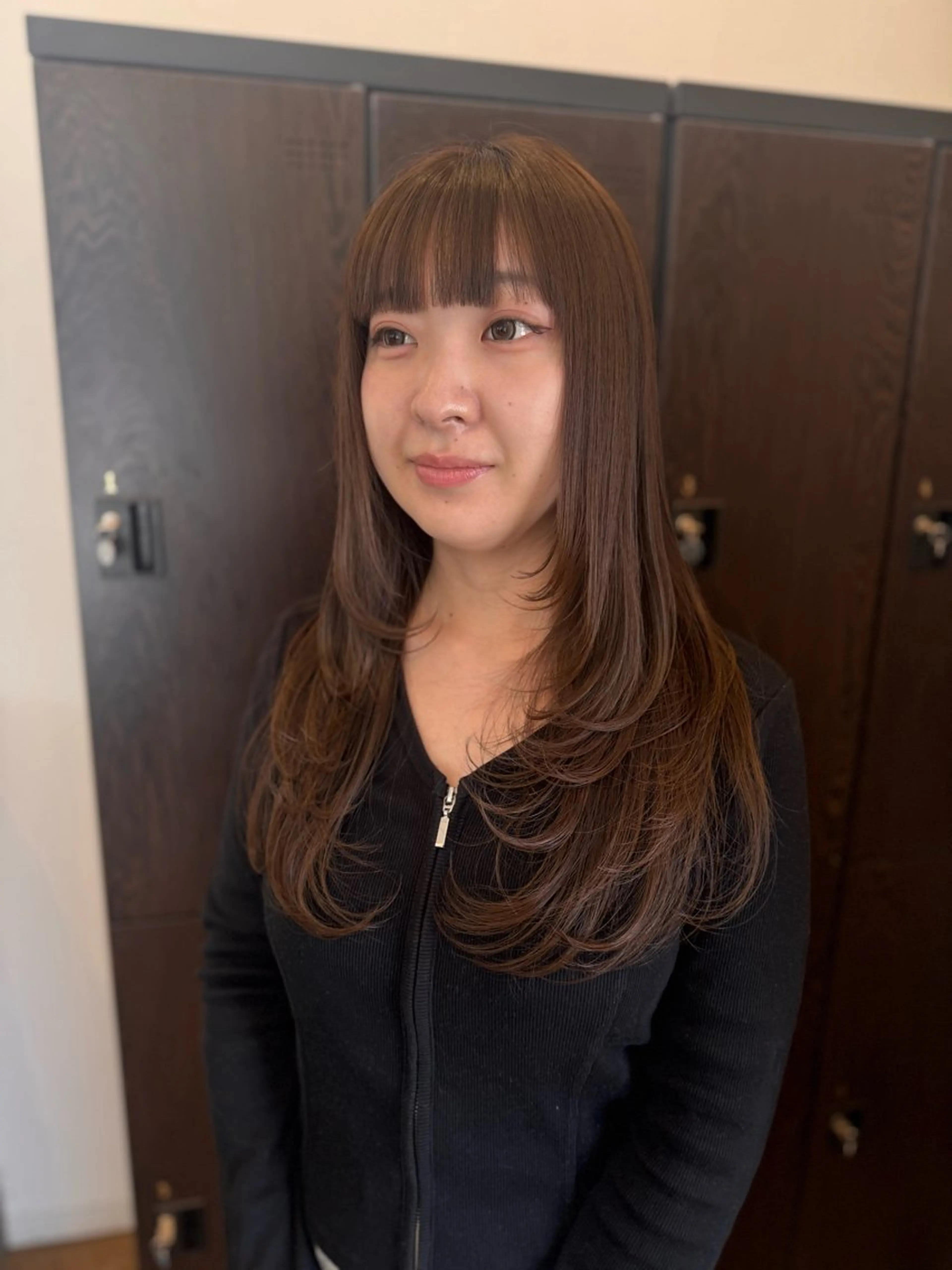 ロング カラー ブラウンカラー kyoka 髪質改善/縮毛矯正のヘアスタイル