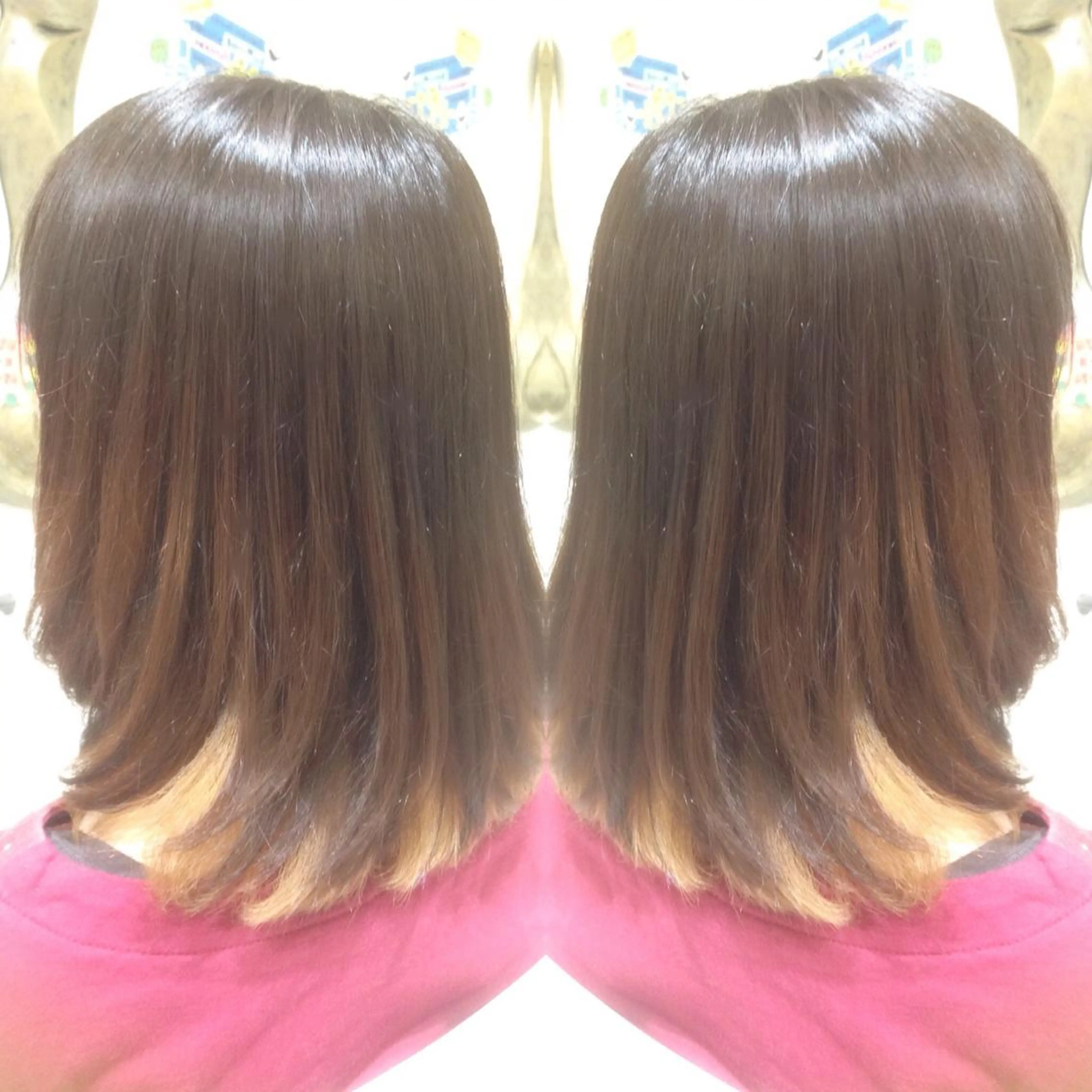 ミディアム 中林 由佳のヘアスタイル