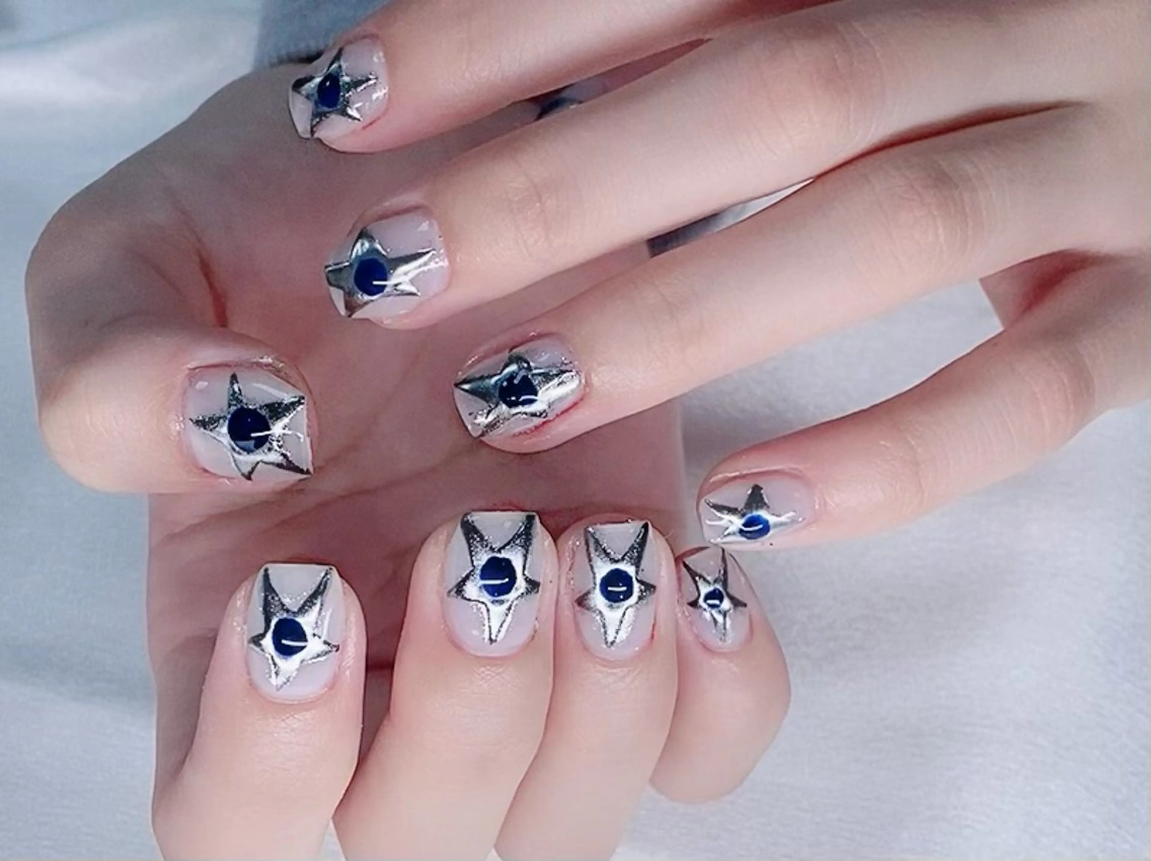 ネイル ETERNA Nail 銀座店【パラジェル/フィルイン/チップ長さだし/マグネット/ニュアンス】所属・ア カリのネイルデザイン