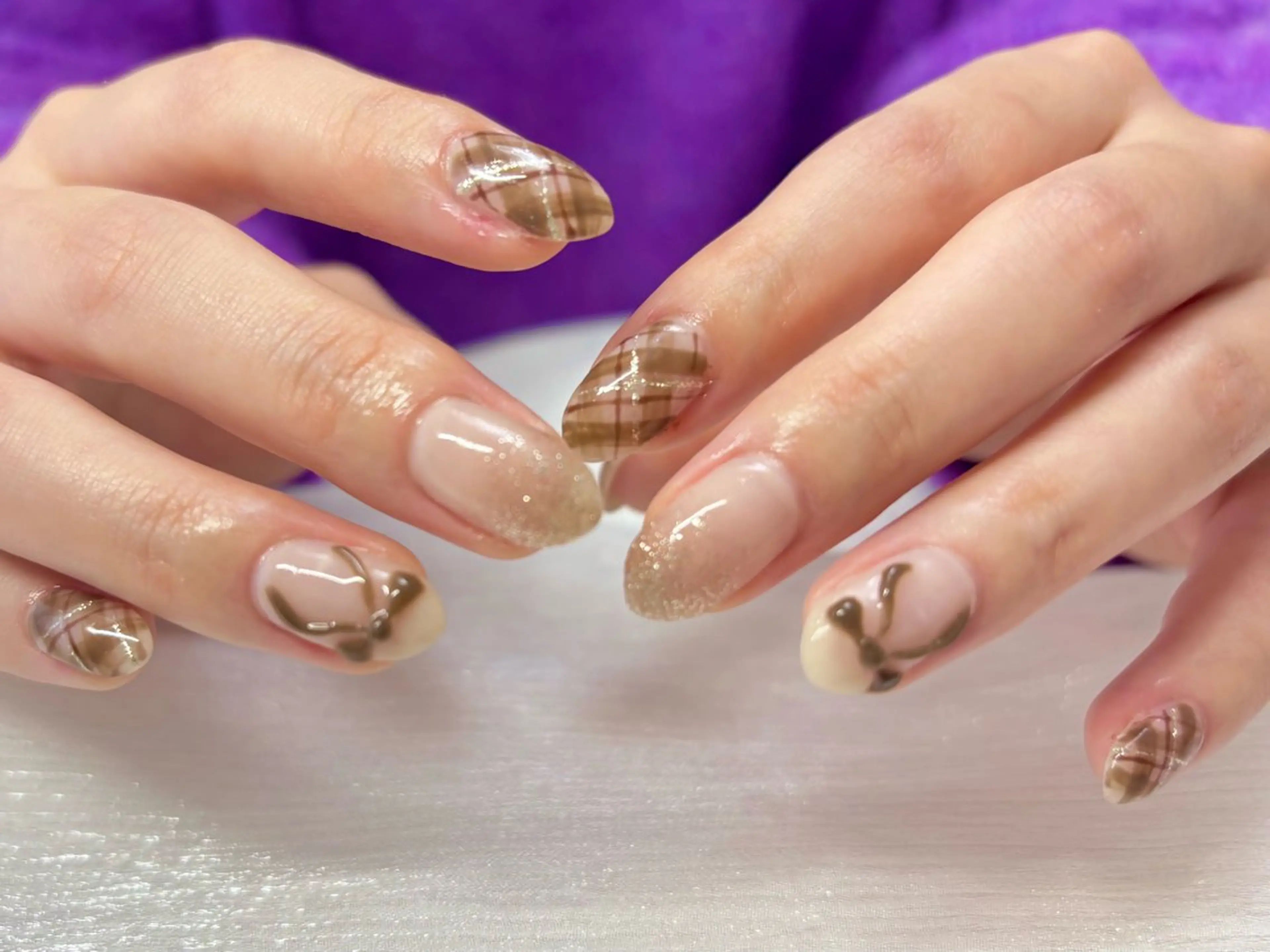 ネイル ハンドネイル yurina ☆のネイルデザイン