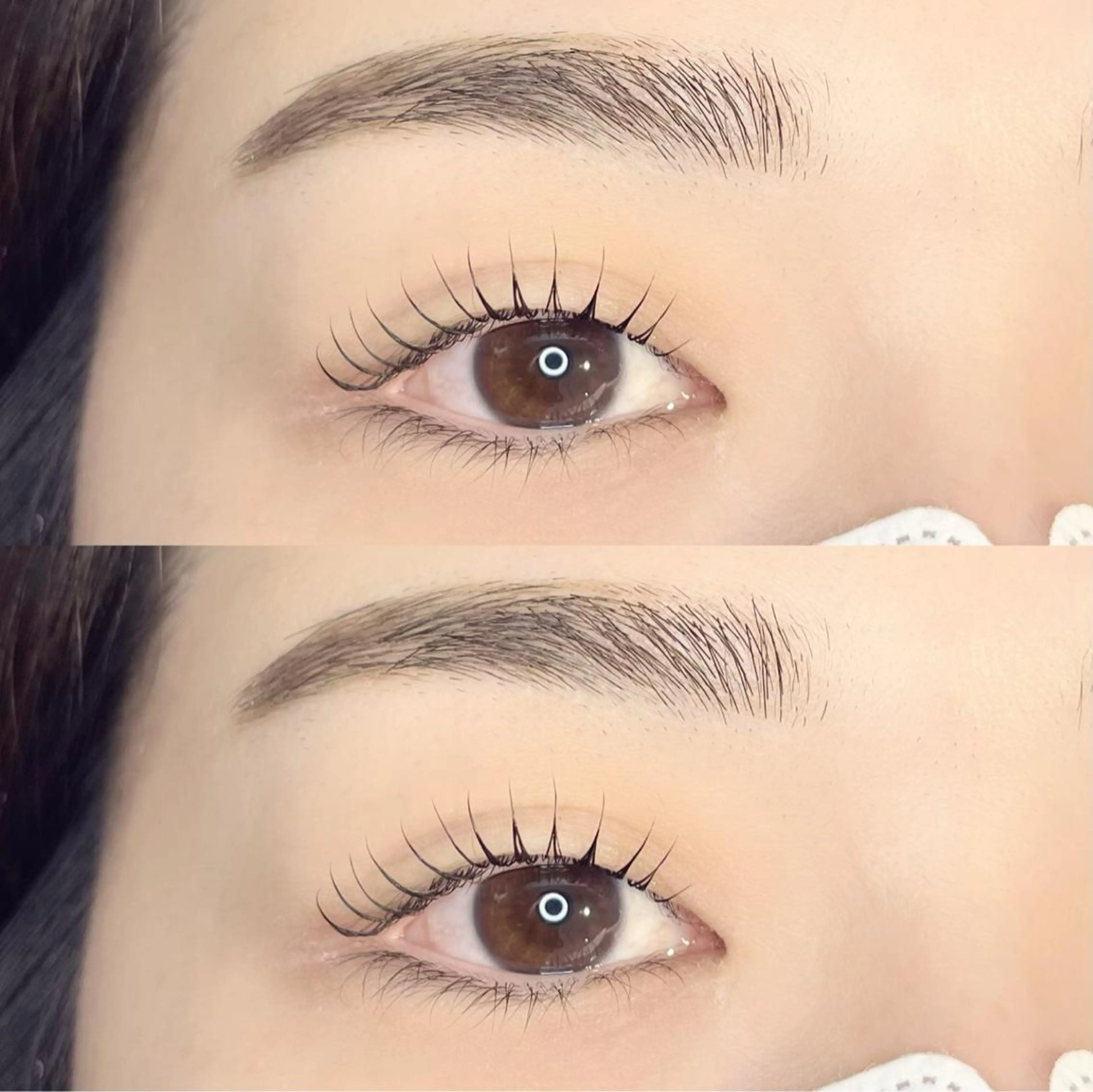 マツエク・マツパ アイブロウ 堀内 優衣💗パリジェンヌのマツエク・マツパデザイン