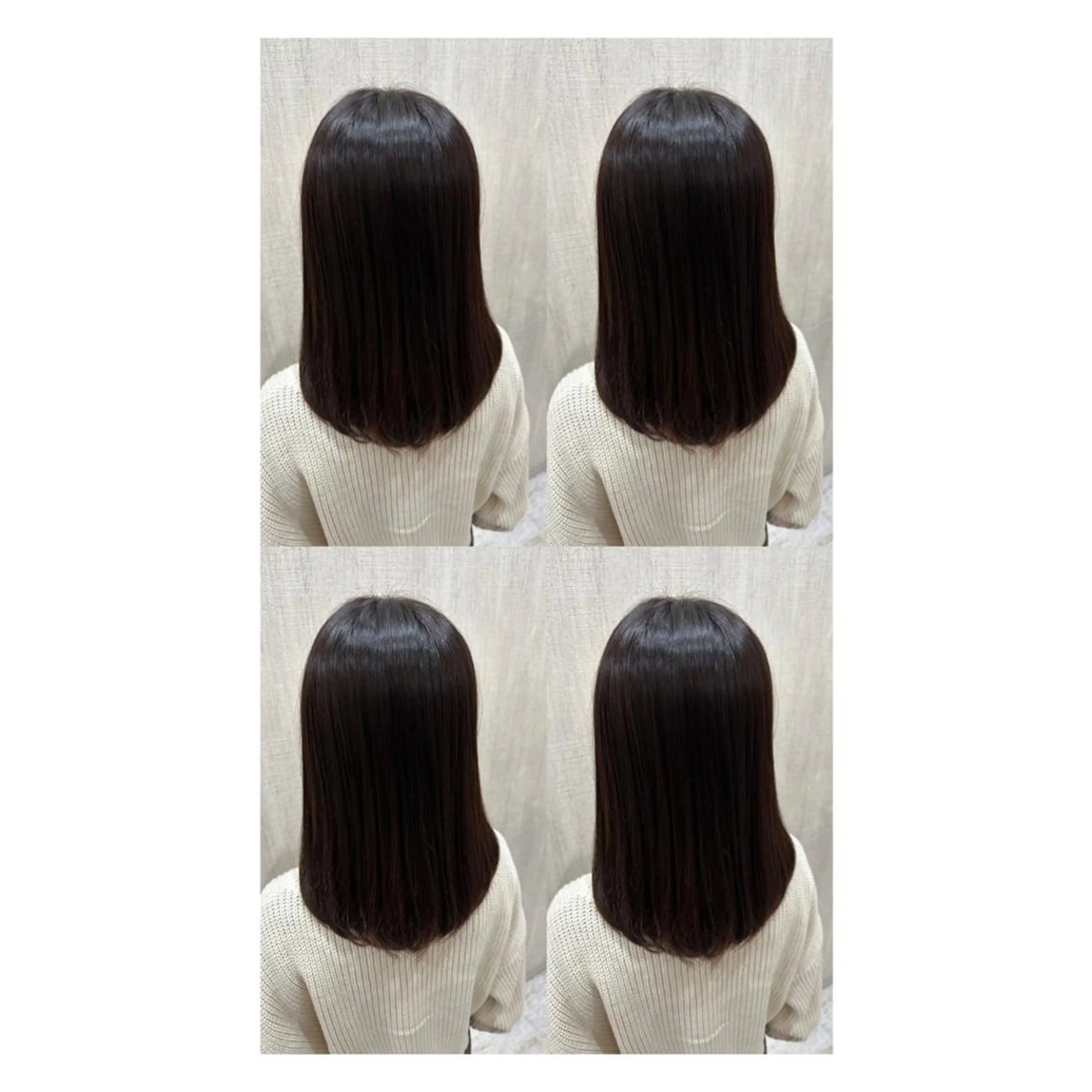 セミロング カラー カット ヘアカラー トリートメント 店長✨レイヤー✖️ 髪質改善✖️韓国ヘアのヘアスタイル