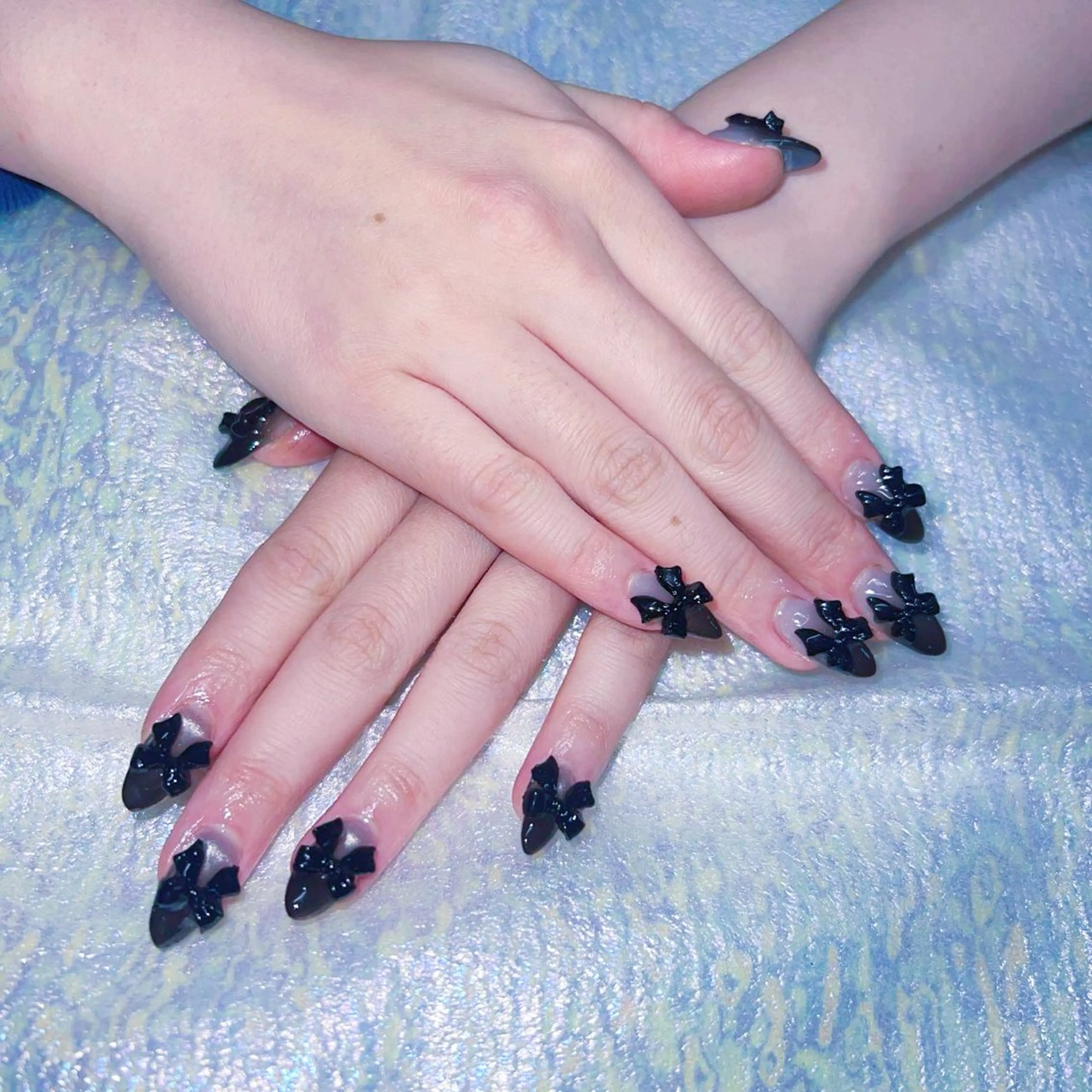 セミロング ハンドネイル ハンドケア 💜MIYA nail川崎店のネイルデザイン