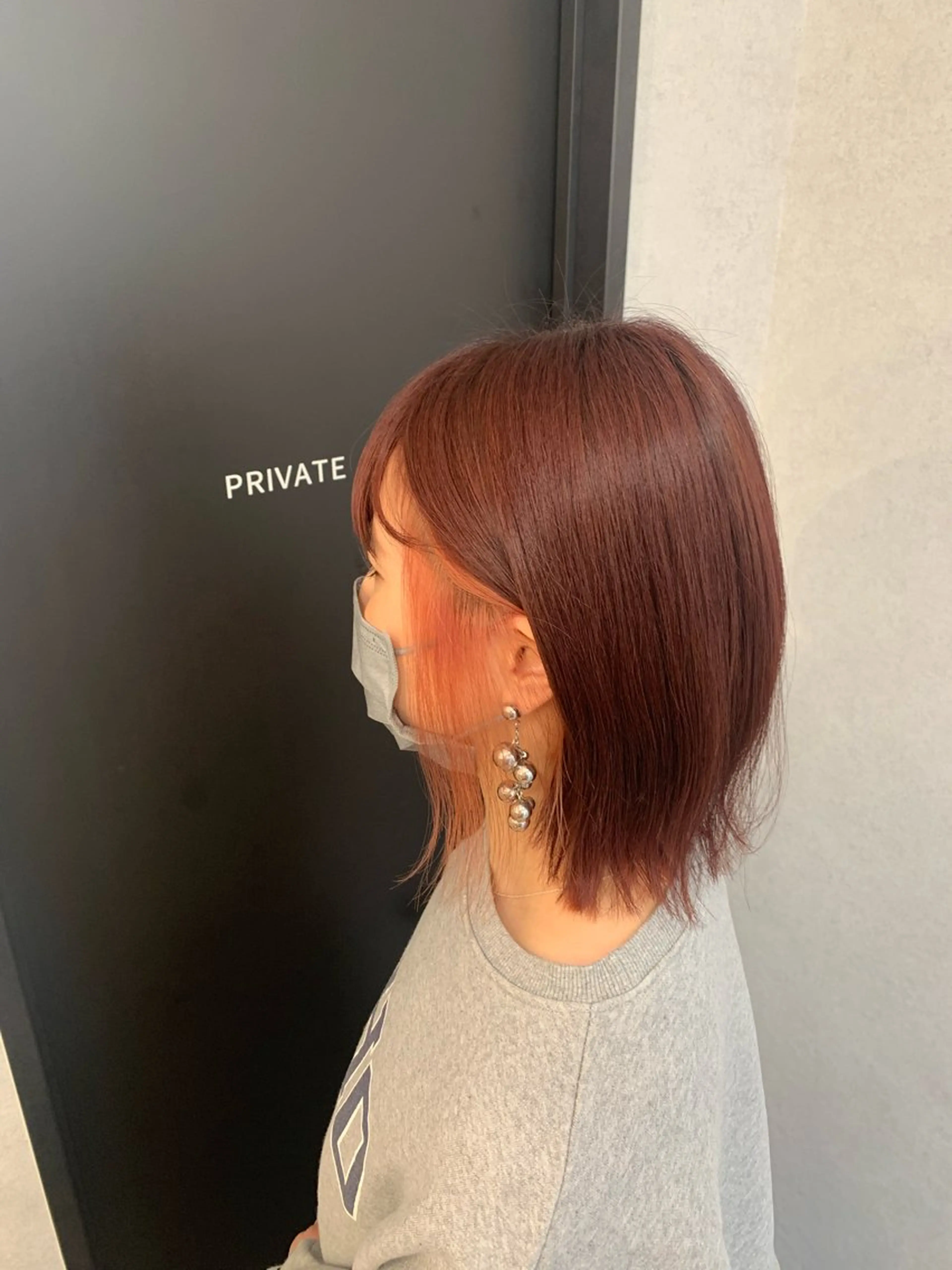 ショート カラー ハイトーンカラー ピンクカラー YOHA HAIR GARDEN所属・臼井 真人のヘアスタイル