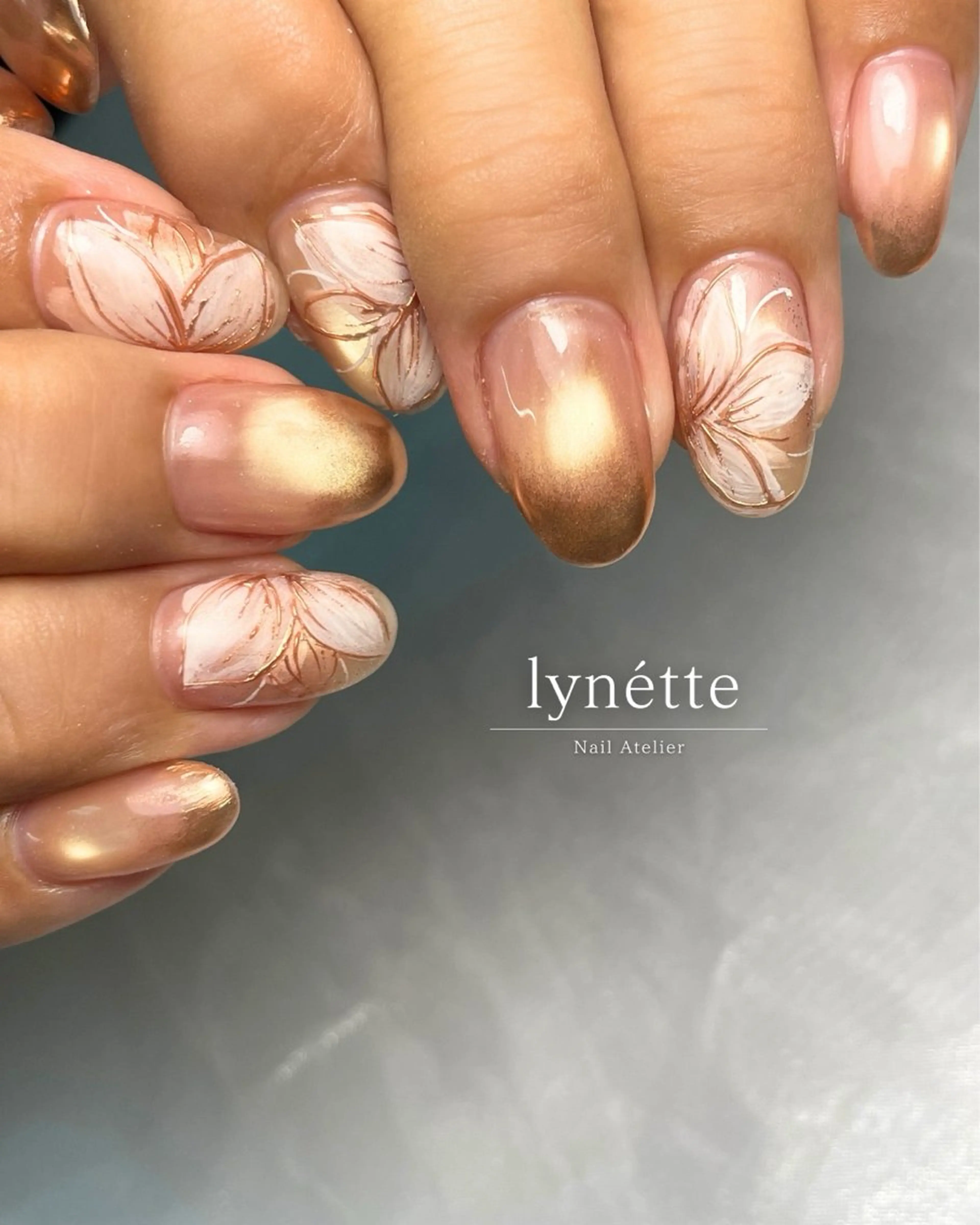 ネイル ニュアンスネイル lynétte 那覇ネイルサロンのネイルデザイン