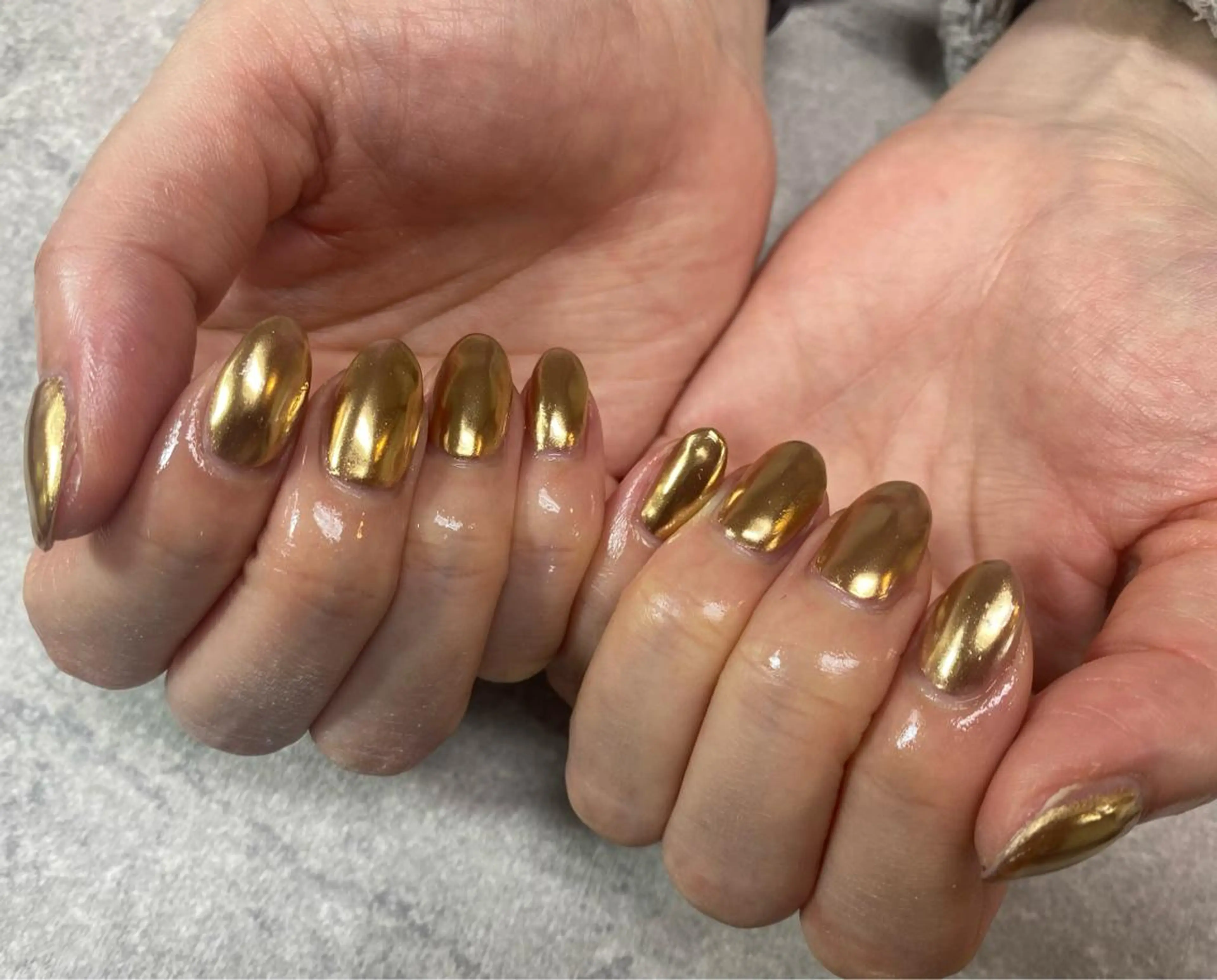 ネイル フットネイル フレンチネイル ジェルネイル ガラスフレンチ グラデーション ハンドネイル okada kannaのネイルデザイン