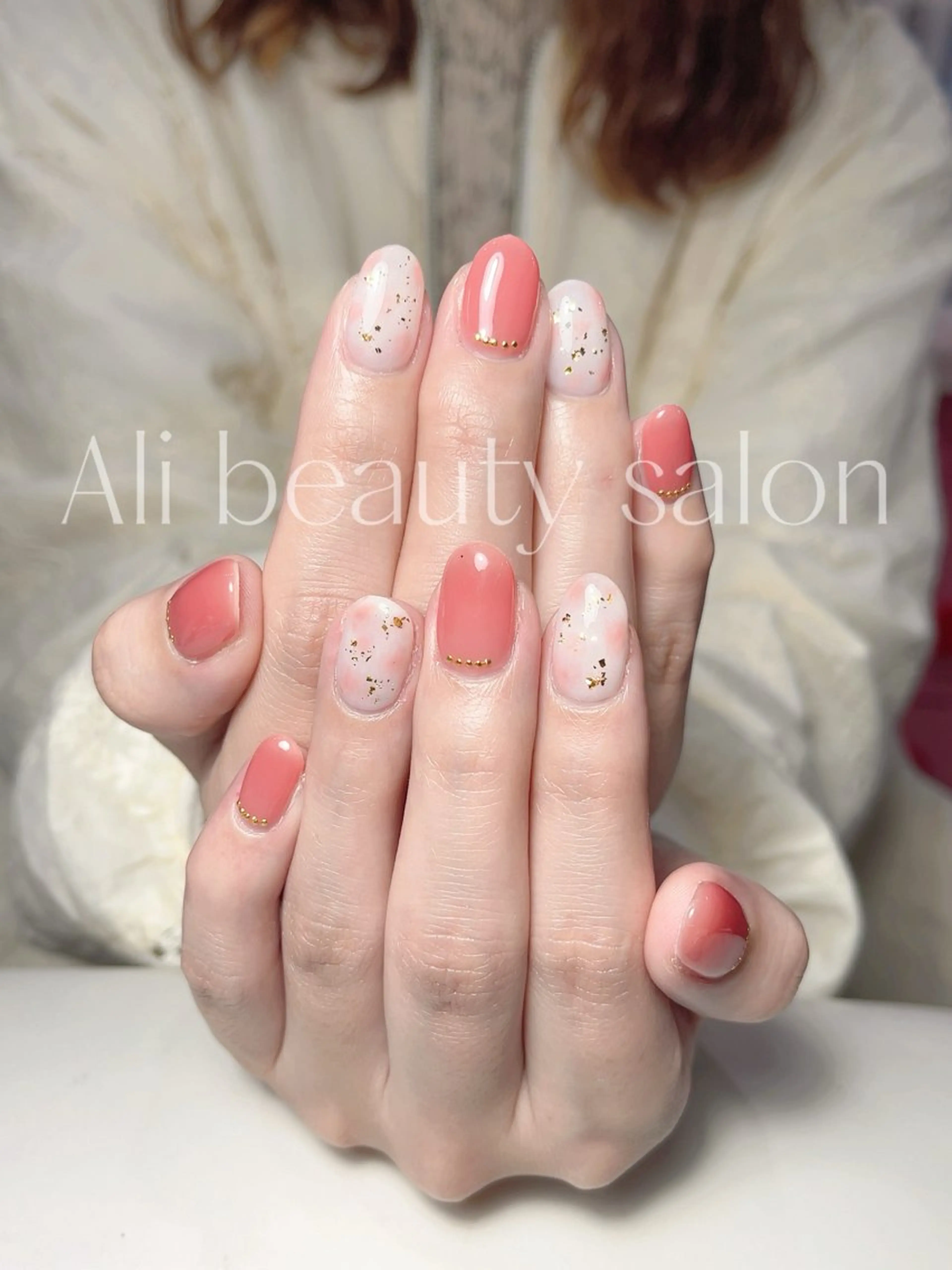 ネイル 大理石ネイル(マーブル) ハンドネイル Ali 新小岩 ネイル専門のネイルデザイン