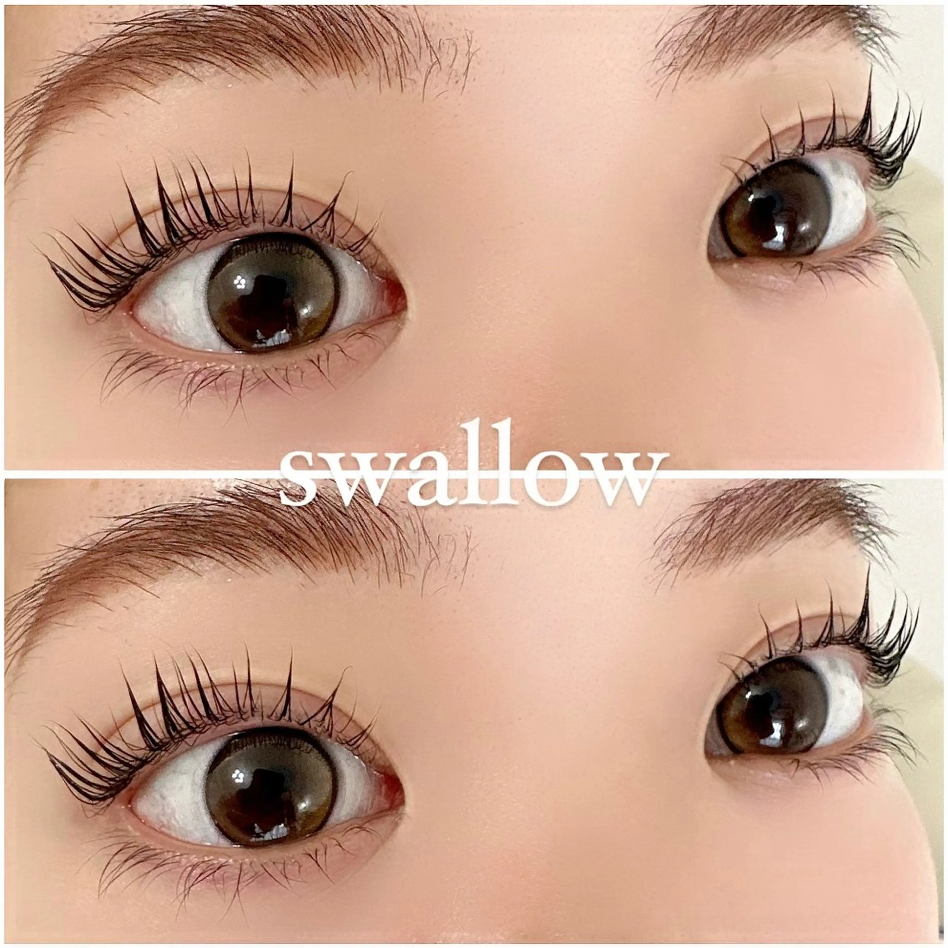 マツエク・マツパ 一重×まつ毛パーマ マツパ swallow 奈良西大寺店のマツエク・マツパデザイン